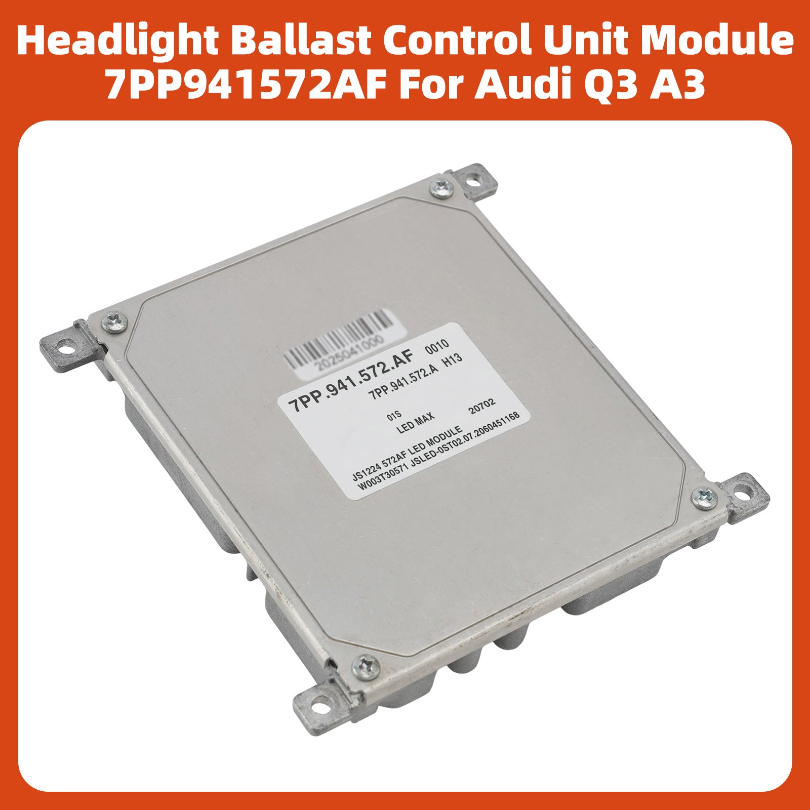 Headlight Ballast Control Unit Module 7PP941572AF For Audi Q3 A3