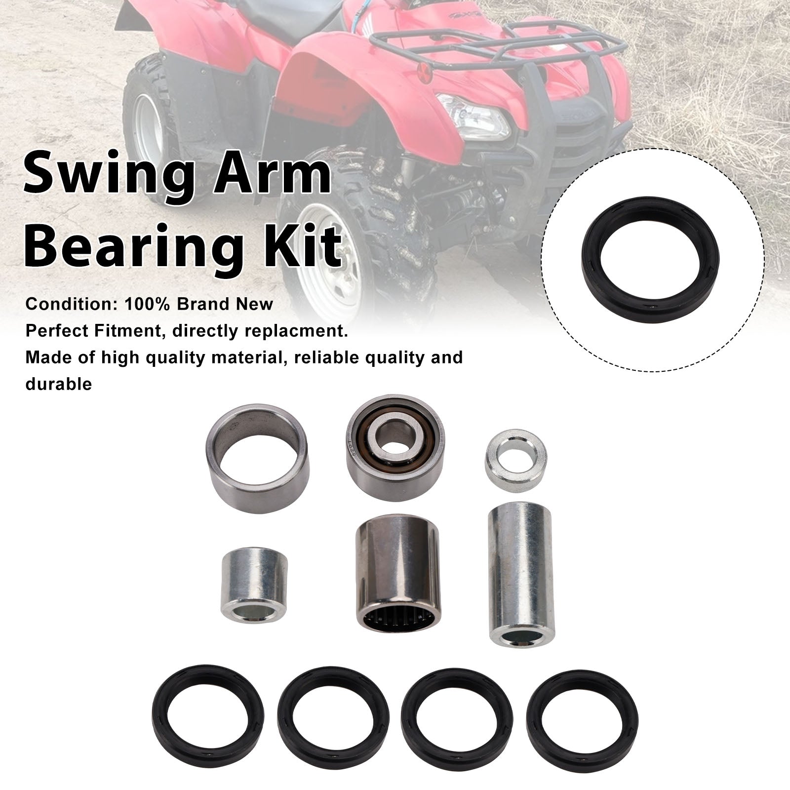 Swing Arm Bearing Kit 28-1203 For Honda TRX420 FE 07-13 TRX420 FM 07-13
