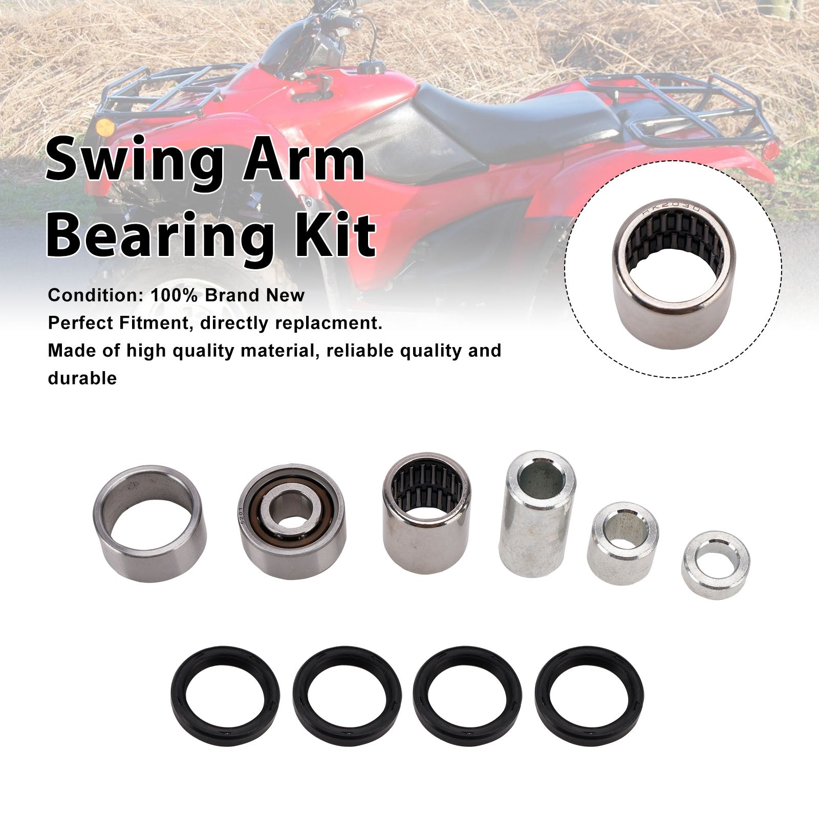 Swing Arm Bearing Kit 28-1203 For Honda TRX420 FE 07-13 TRX420 FM 07-13