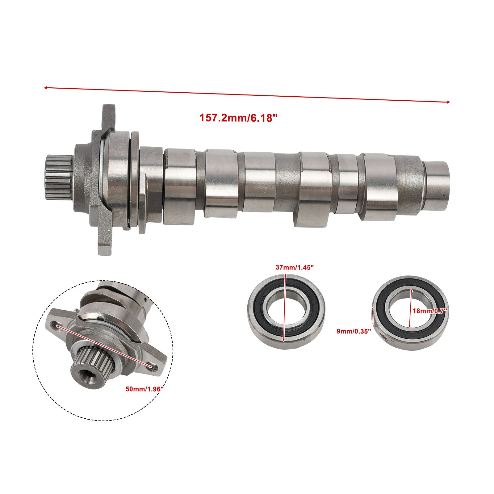 Camshaft Assembly For Honda TRX400EX TRX 400 Ex Sportrax 400 1999-2007