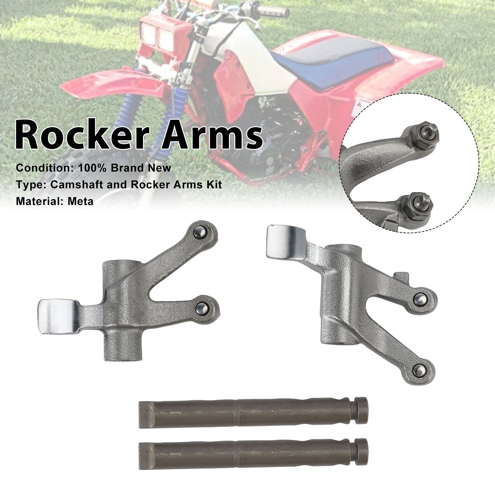 Rocker Arms Shafts For Honda ATC350X TRX350 1985-1986