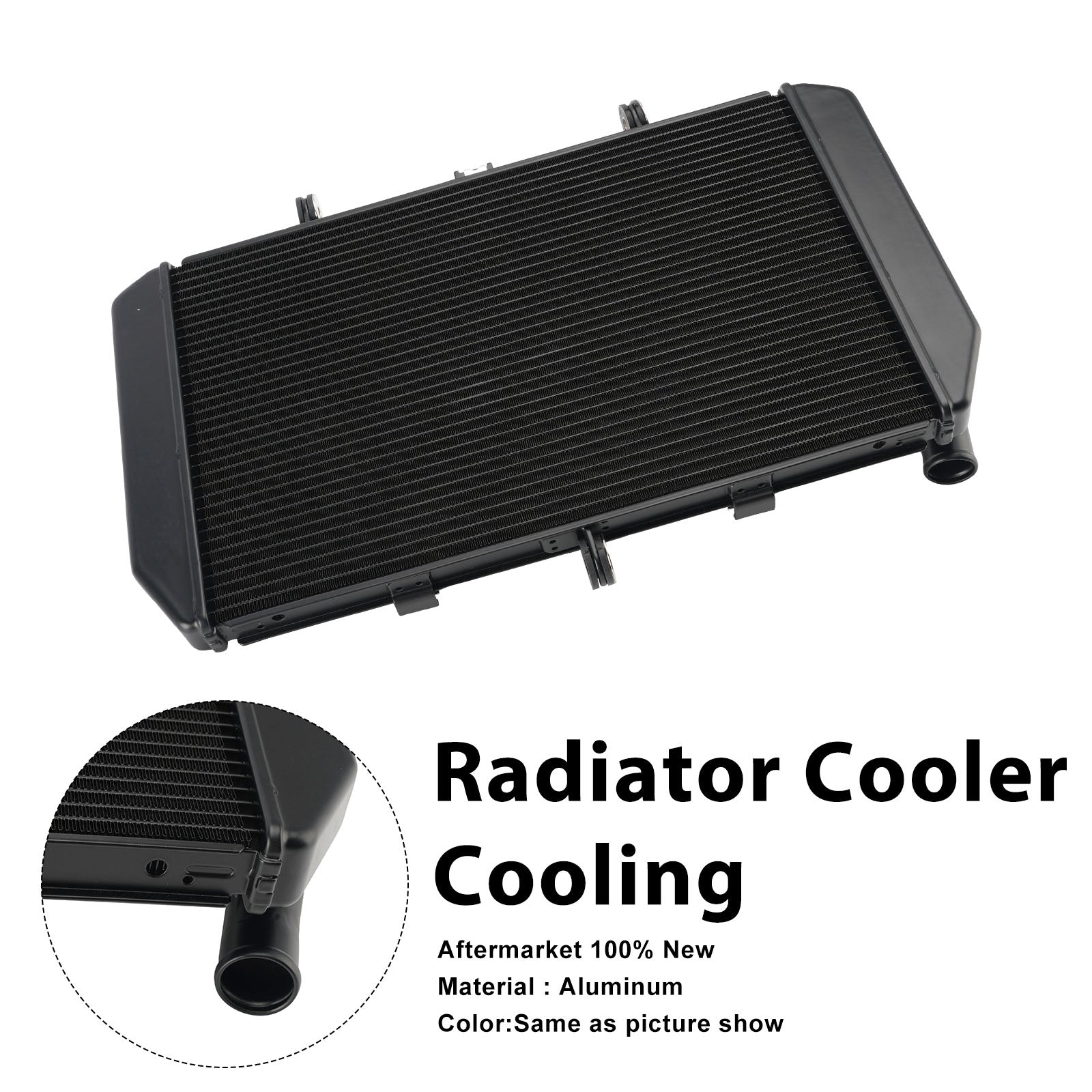 Radiator Cooling Engine Cooler For Kawasaki Versys 1000 2019-2024