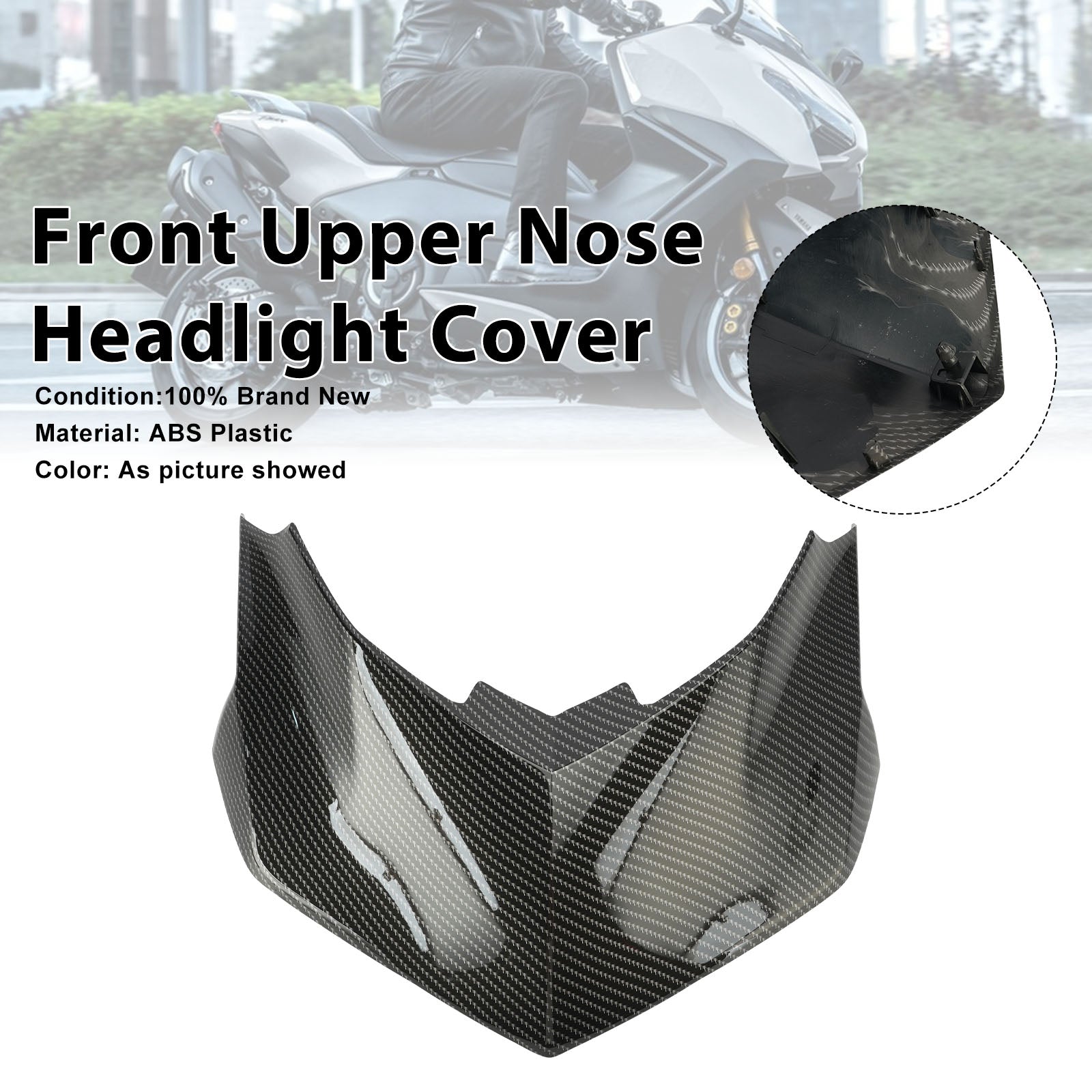 Front Nose Headlight Panel Cover Fairing For Yamaha X-Max 300 2025-2026