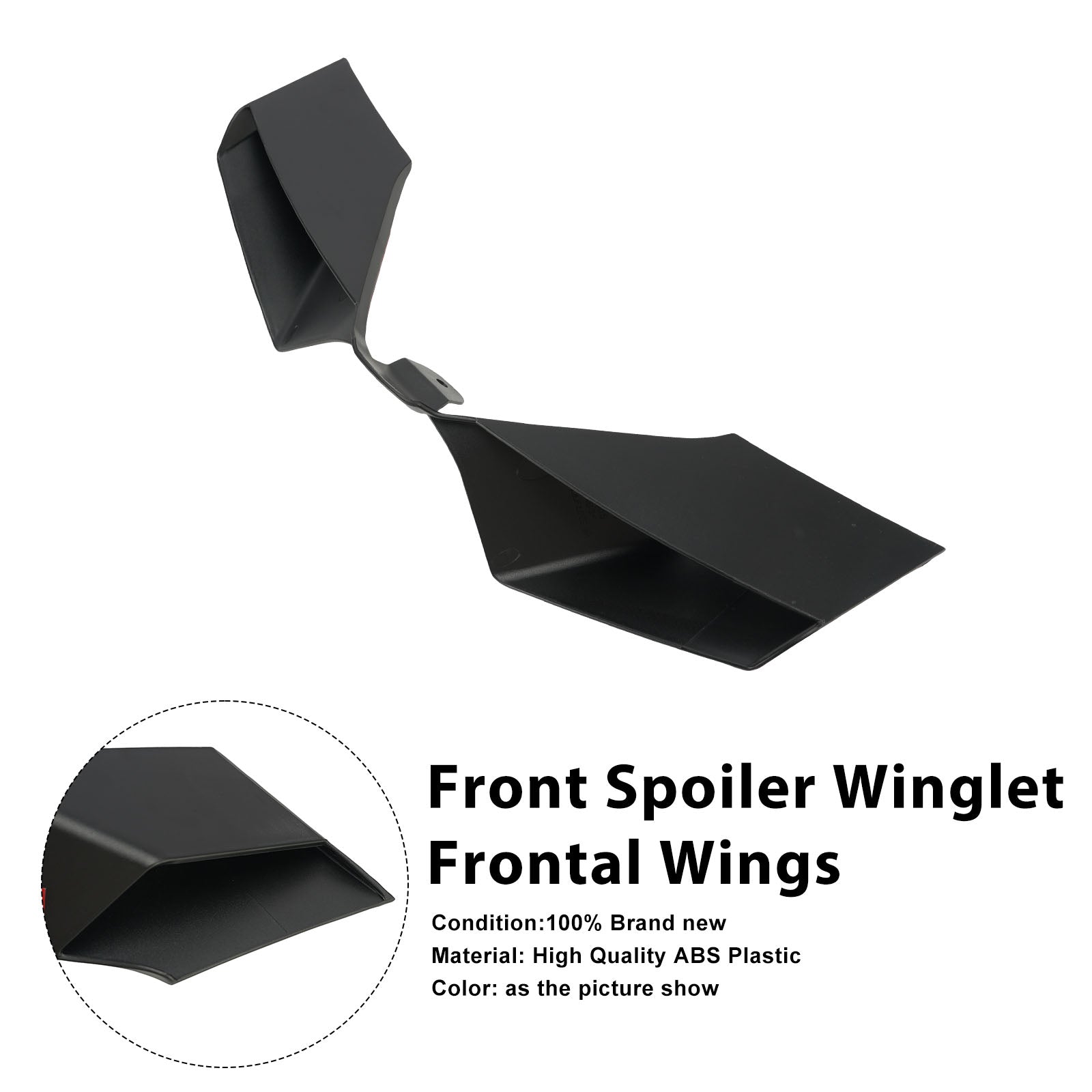 Front Spoiler Winglet Frontal Wings For Yamaha MT-09 2024-2026