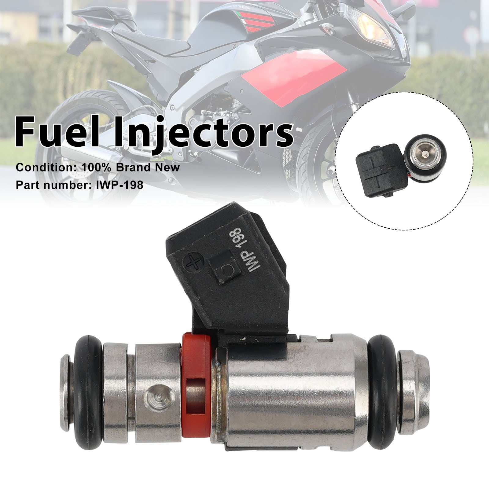 IWP198 Fuel Injectors IWP-198 For For Aprilia RS4 Scarabeo 125-200