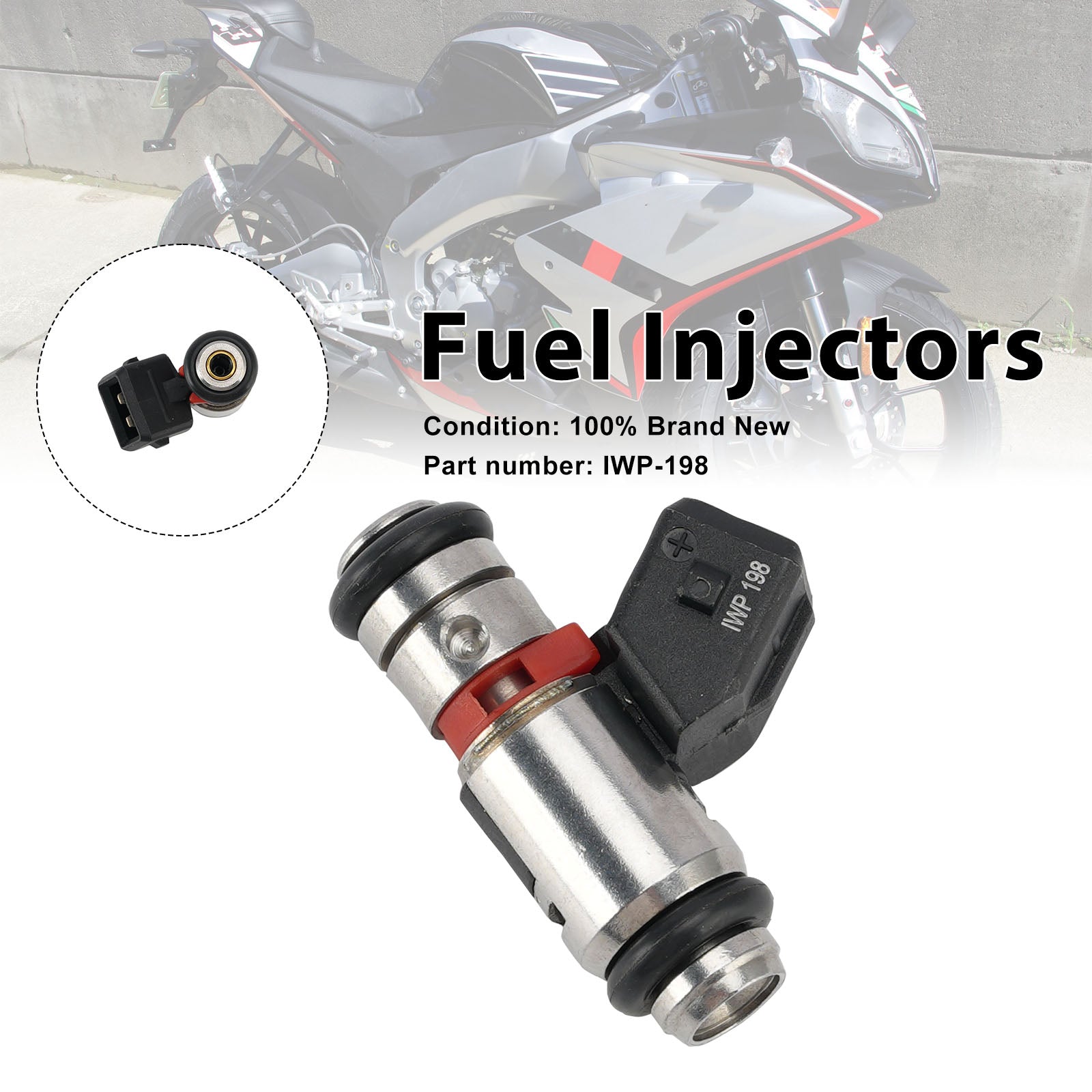 IWP198 Fuel Injectors IWP-198 For For Aprilia RS4 Scarabeo 125-200