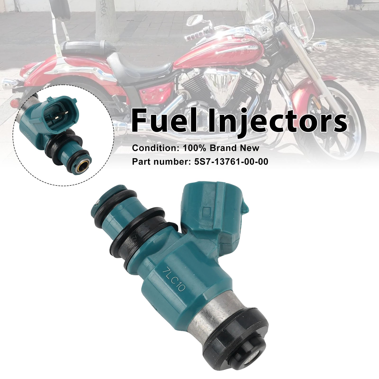Fuel Injectors 5S7-13761-00-00 For Yamaha V-STAR 950 YZF-R1