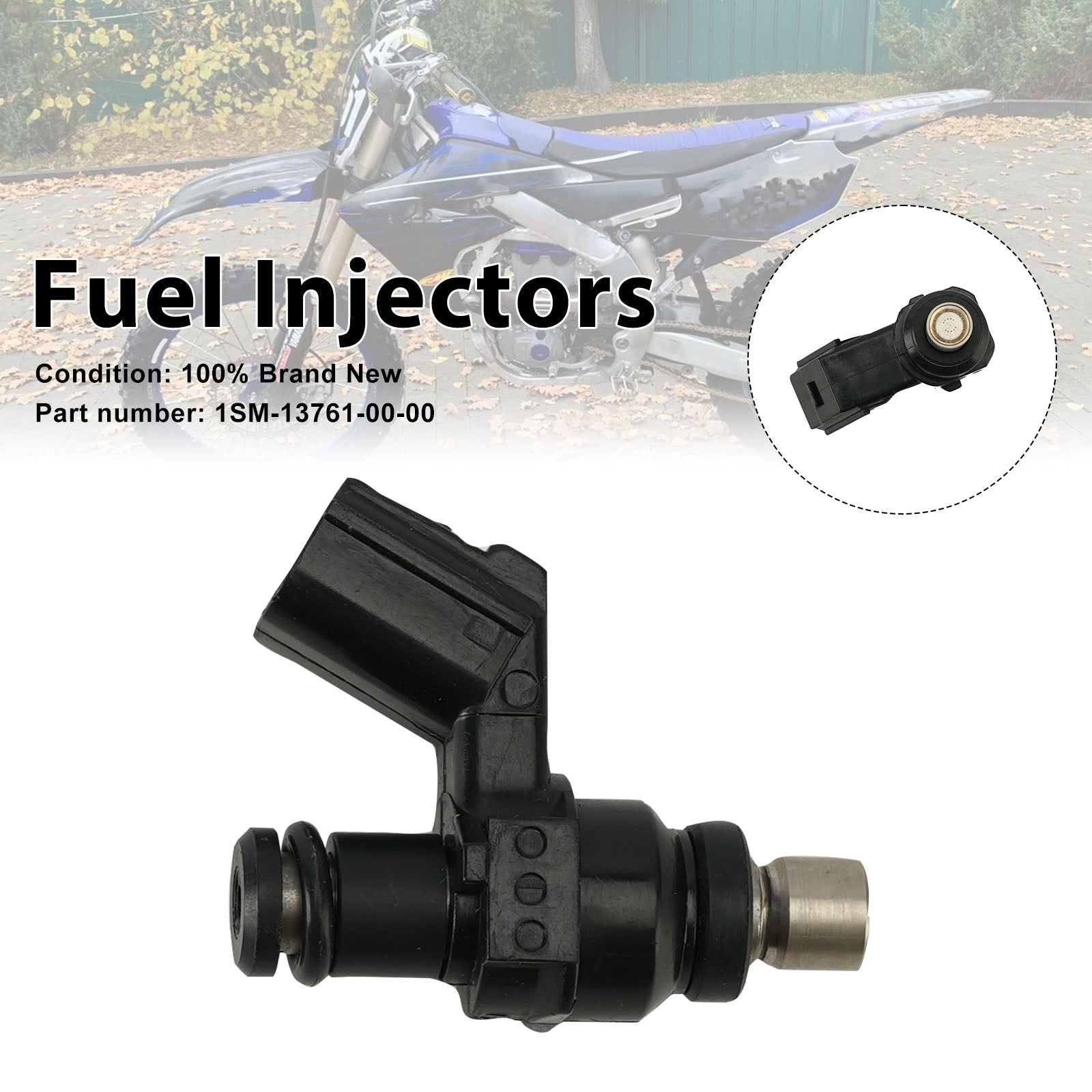 Fuel Injectors 1SM-13761-00-00 For Yamaha YZ250F YZ250FX WR250F 14-19