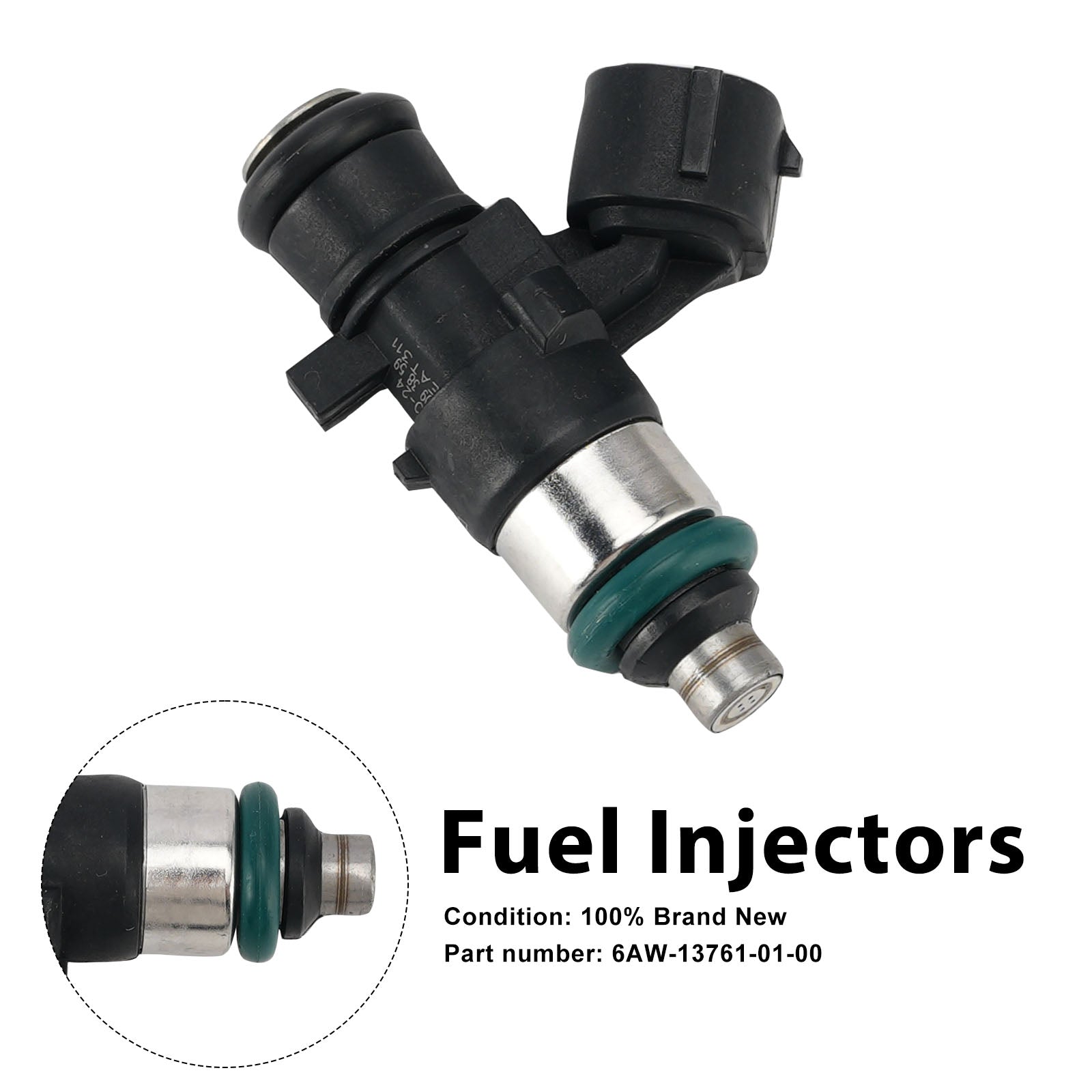 Fuel Injectors 6AW-13761-01-00 For Yamaha Outboard 300HP LF300XSB2