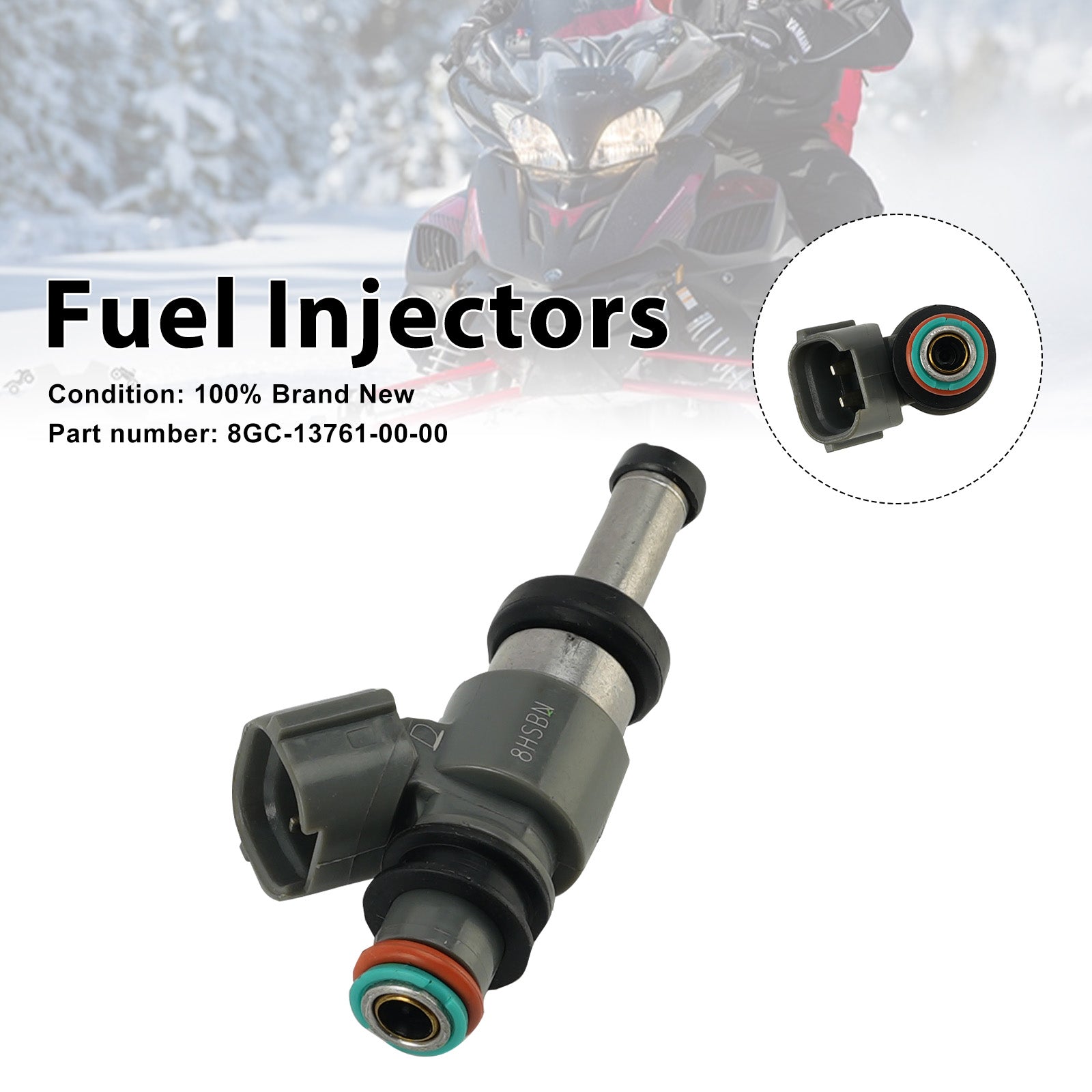 Fuel Injectors 8GC-13761-00-00 For Yamaha PHAZER MTX FX NYTRO MTX GT RTX
