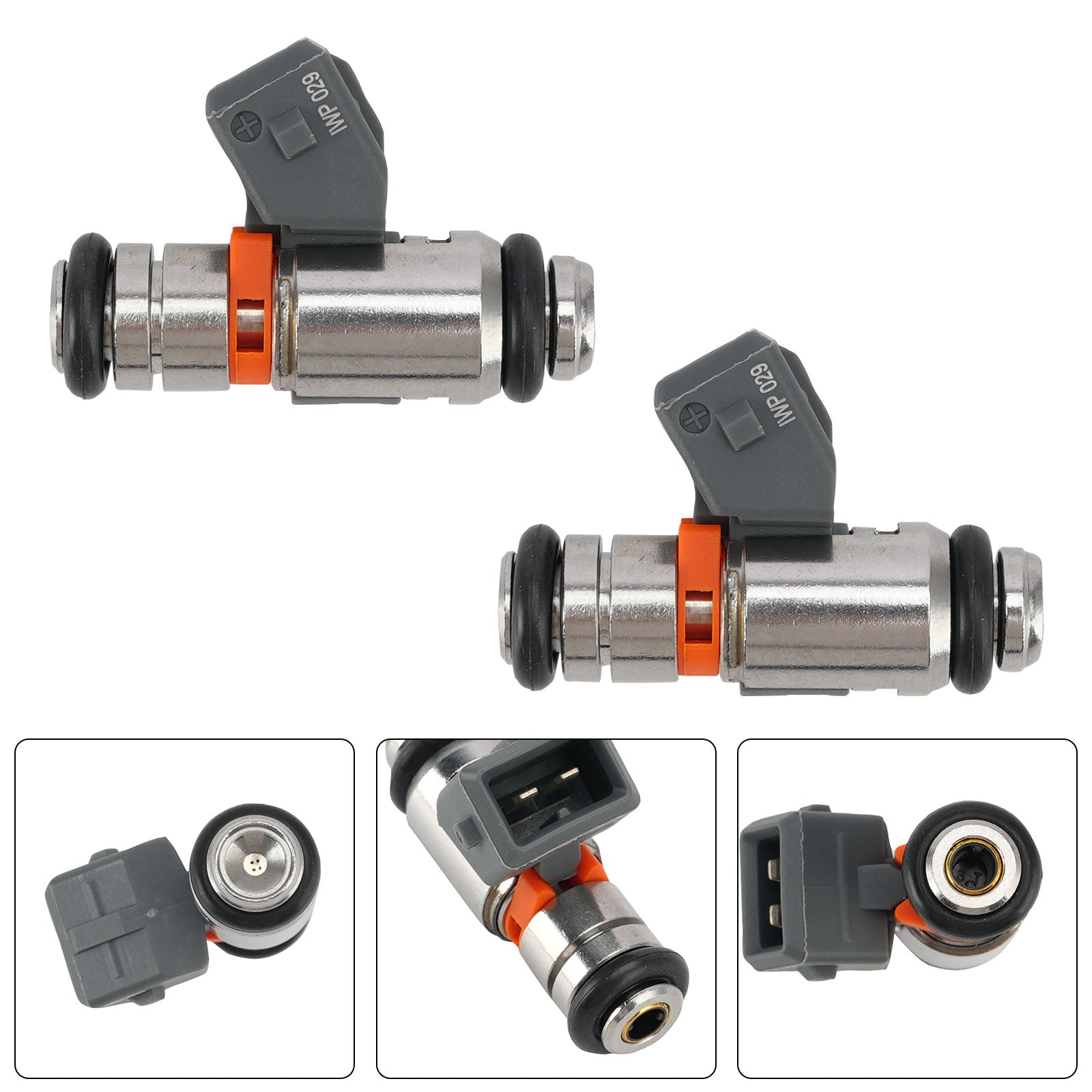 2PC Fuel Injectors IWP-029 For Electra Glide Street Glide Road King 08-17