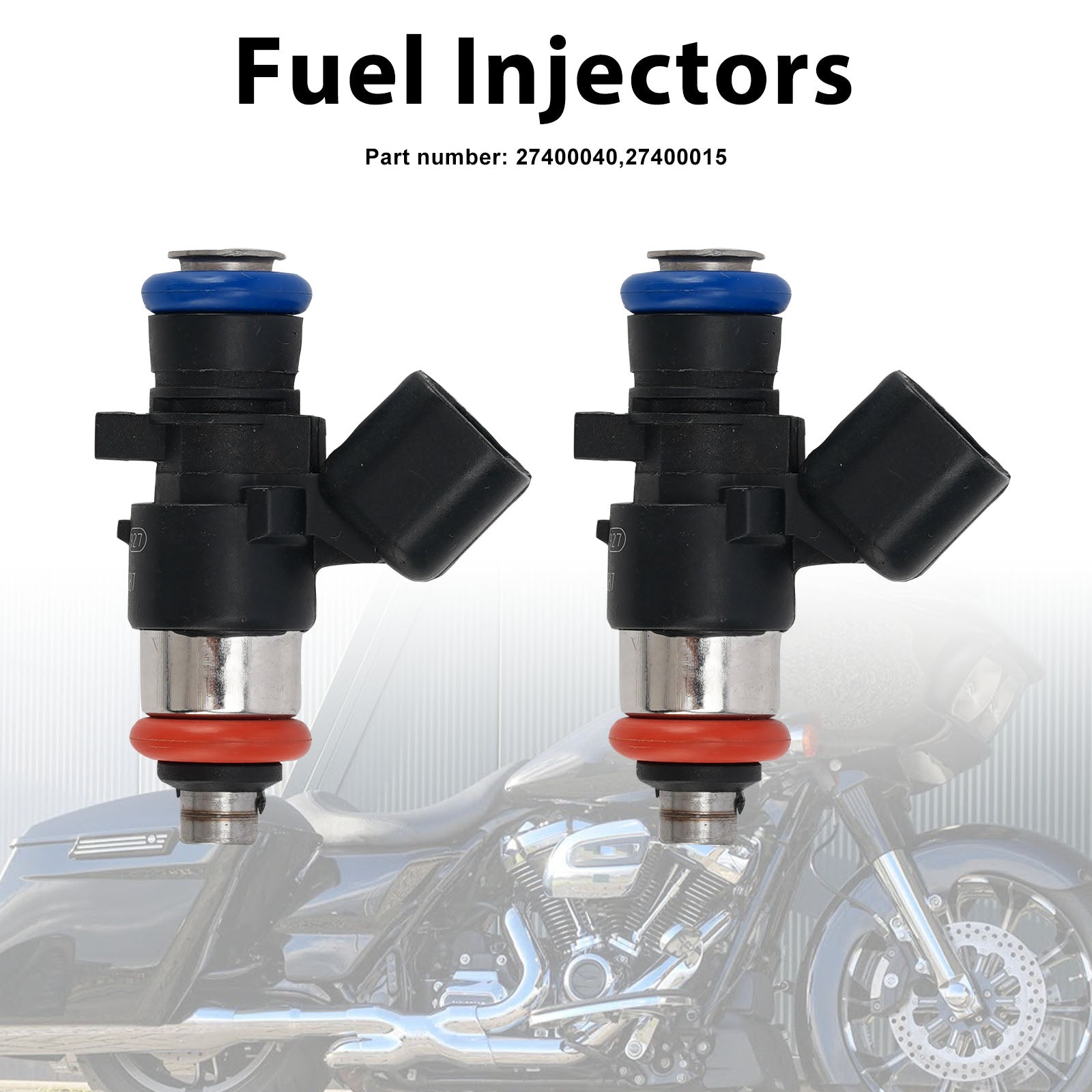 2PC Fuel Injectors 5.5g/s 27400015 27400040 Fits For M8 Screamin Eagle
