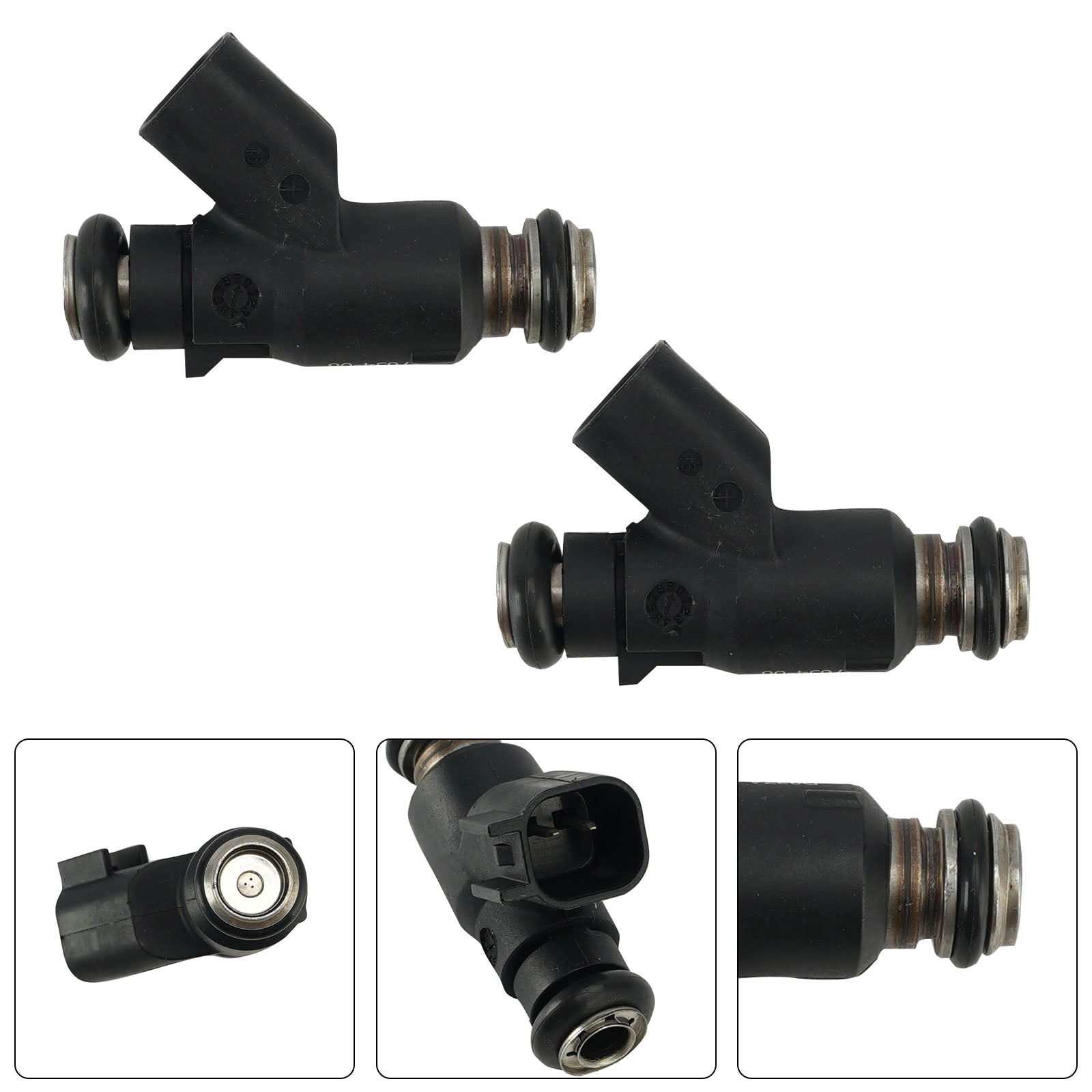 2PC 27654-06 Fuel Injectors 27709-06A Fits For Dyna Cross Bones 25 Degree