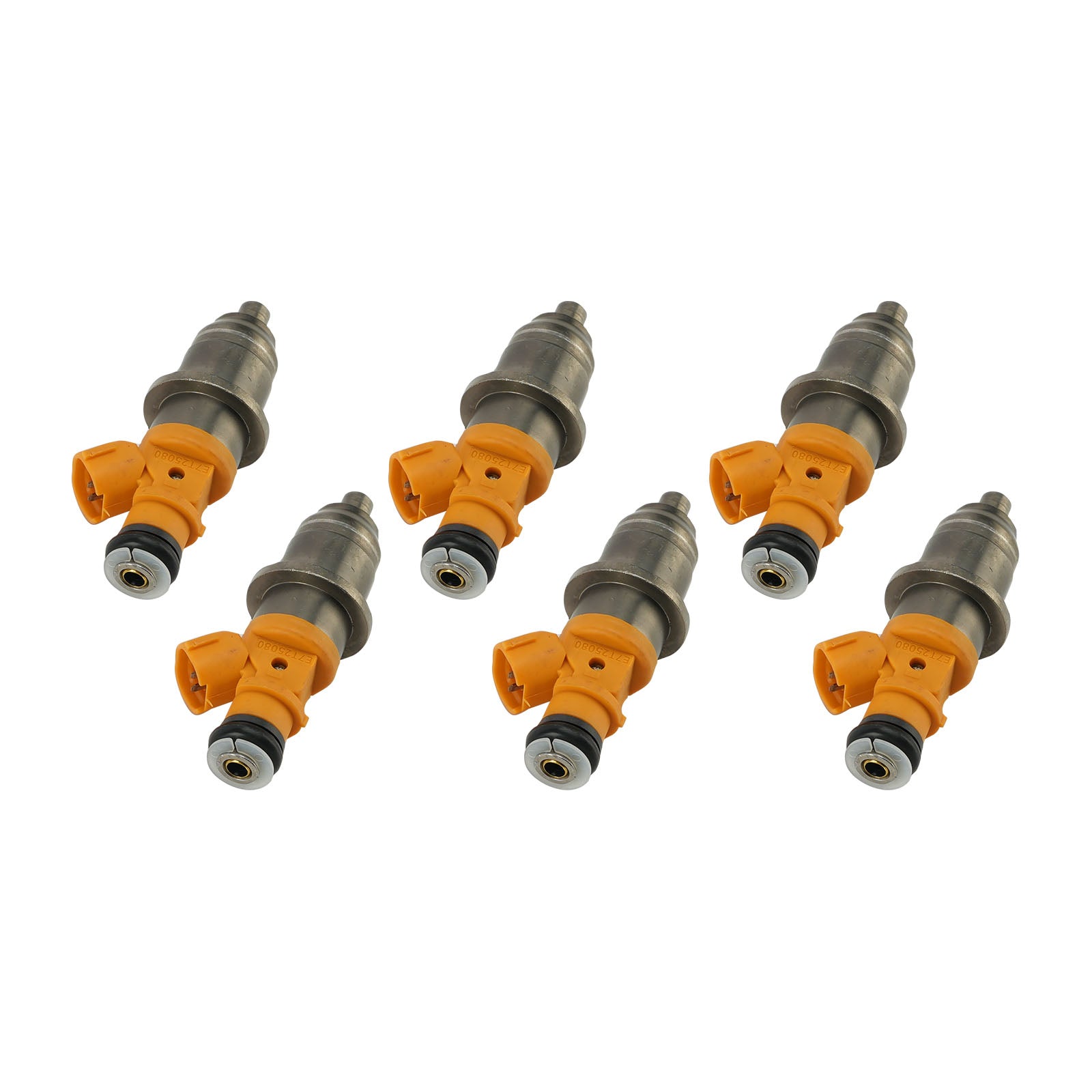 6PC E7T25080 Fuel Injectors 60V-13761-00-00 For Yamaha Outboard 250 300 HP