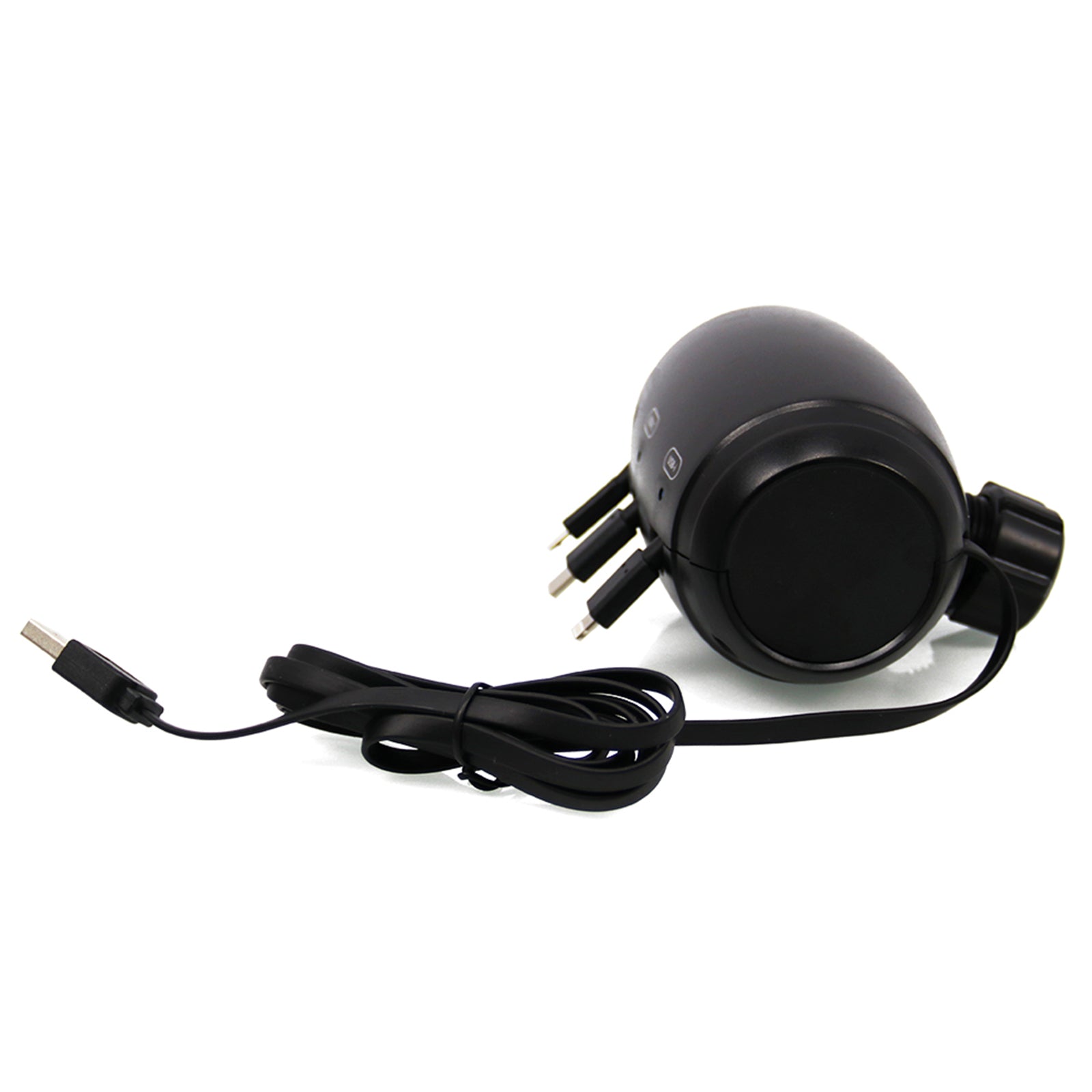3-in-1 Retractable Car Backseat Charging Station Box for iPhone/Samsung/Android