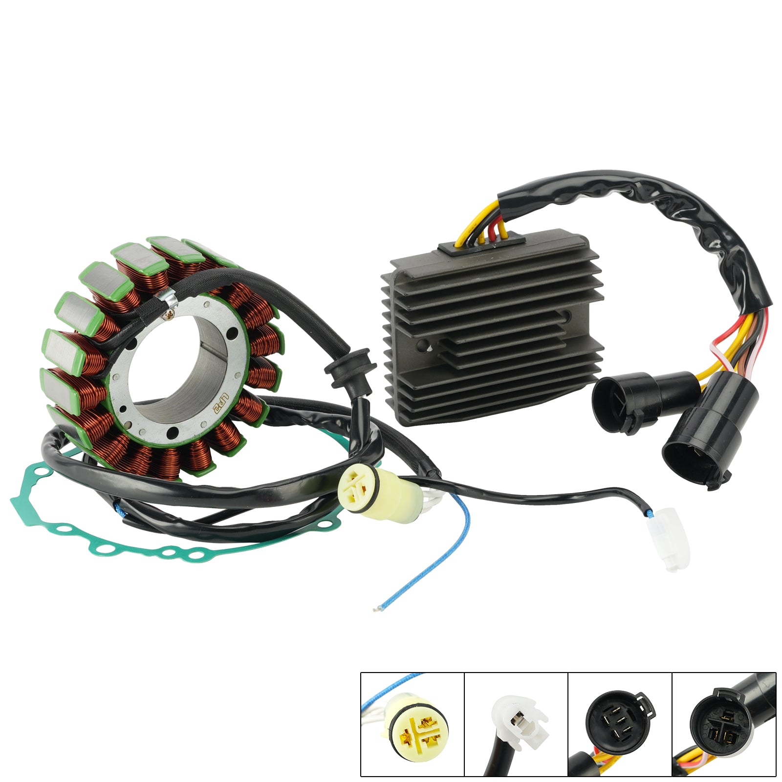Stator Regulator Rectifier with Gasket For Kawasaki ZX12R Ninja ZX1200 2000-2001