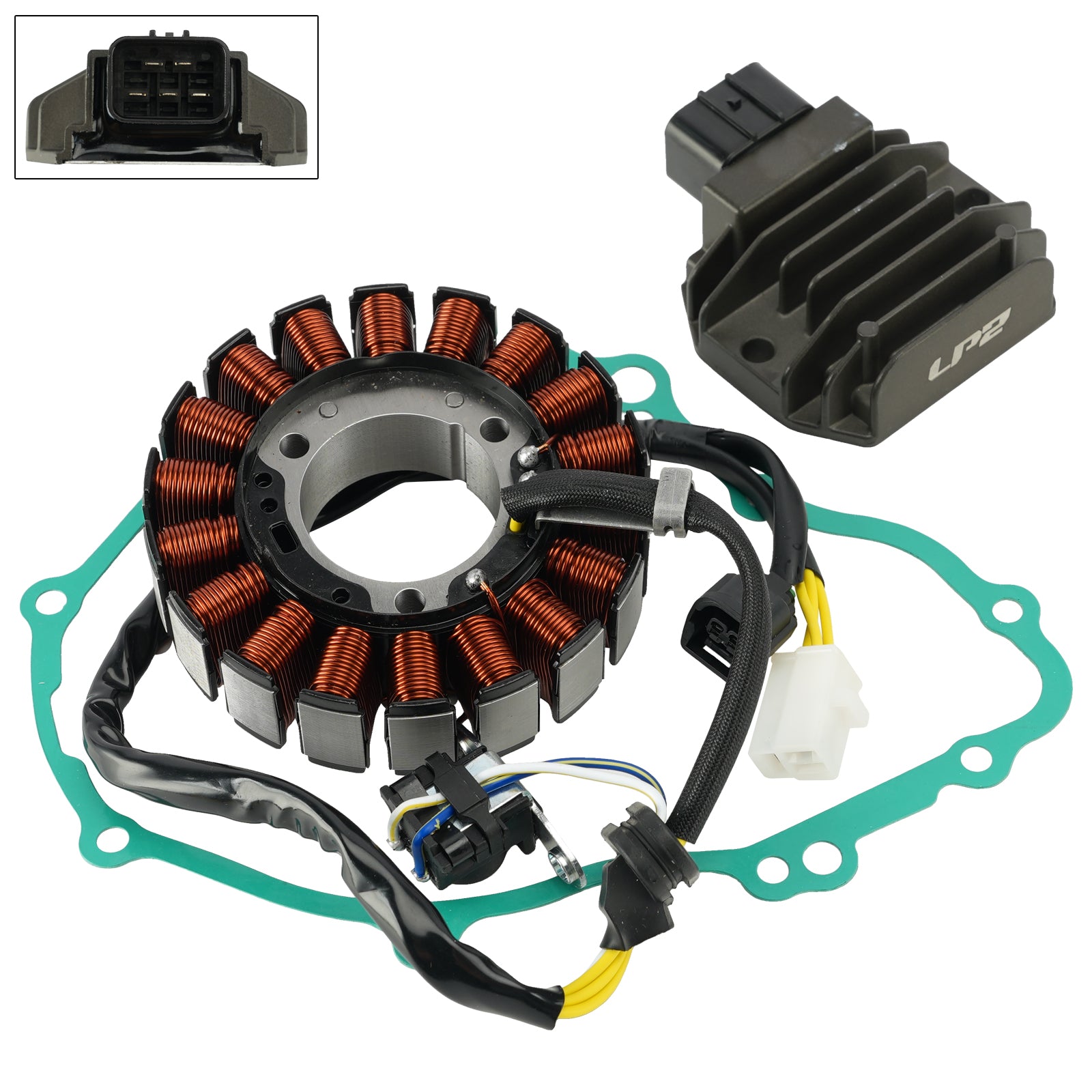 5 Wires Stator Regulator with Gasket For Honda CRF300L CRF250 Rally 2021-2026