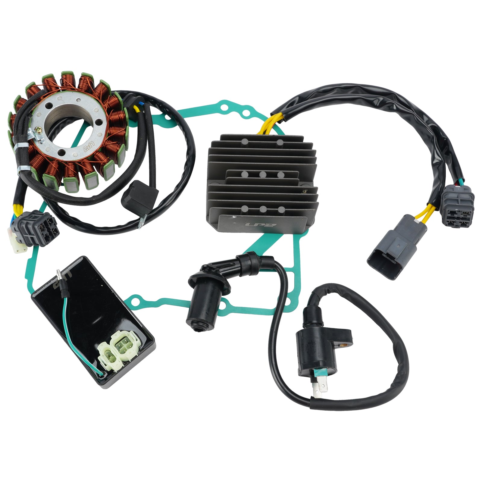 Stator Regulator CDI Box Ignition Coil Gasket Set For Can-Am DS 250 Bombardier