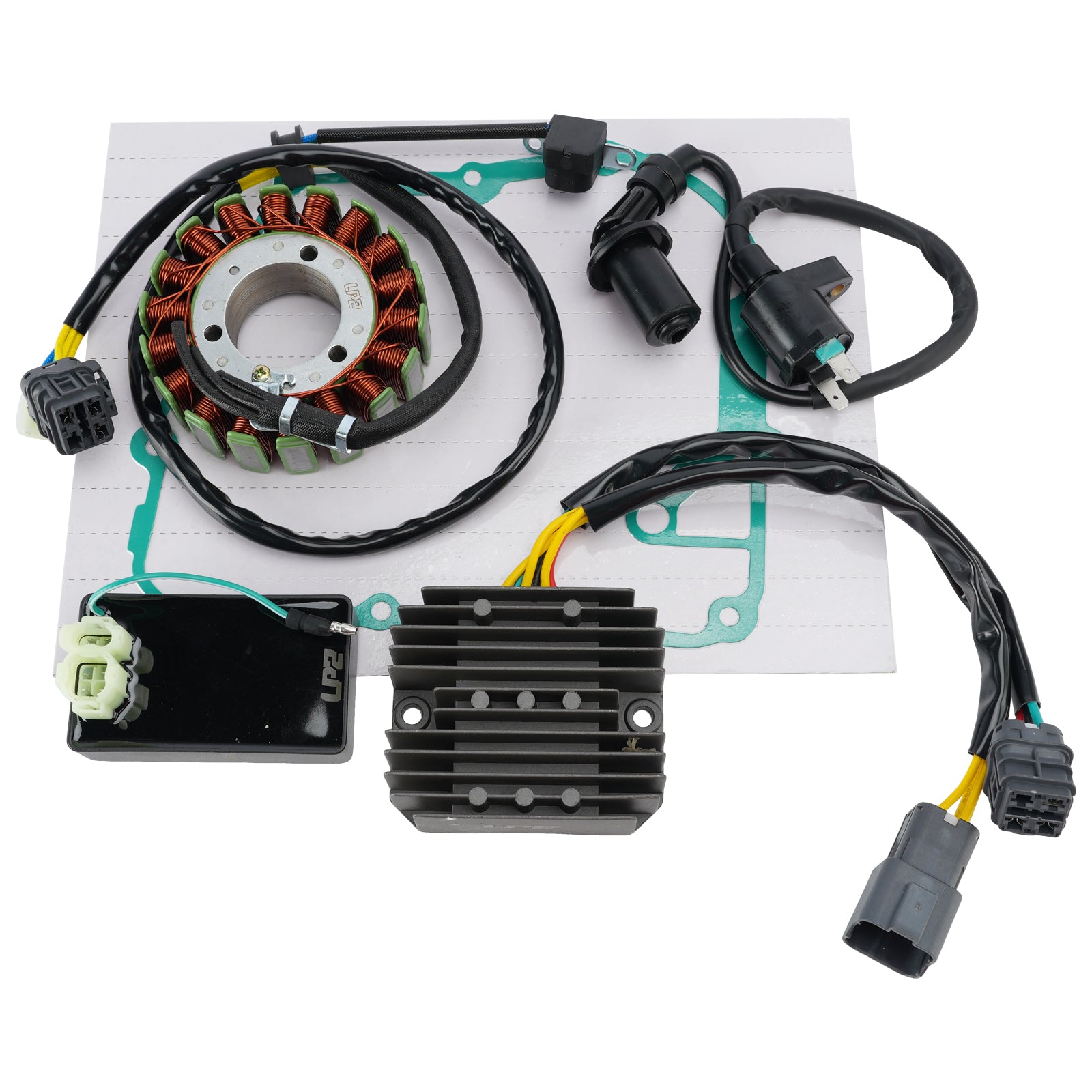 Stator Regulator CDI Box Ignition Coil Gasket Set For Can-Am DS 250 Bombardier