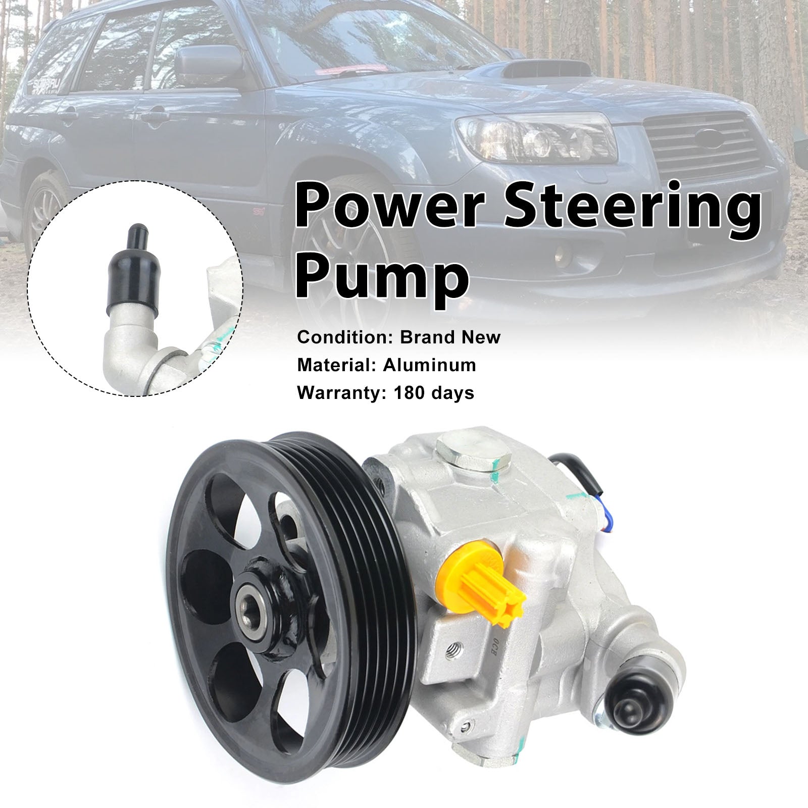 Power Steering Pump For Subaru Forester 2006-2008 Impreza 2006-2007 34430-SA020