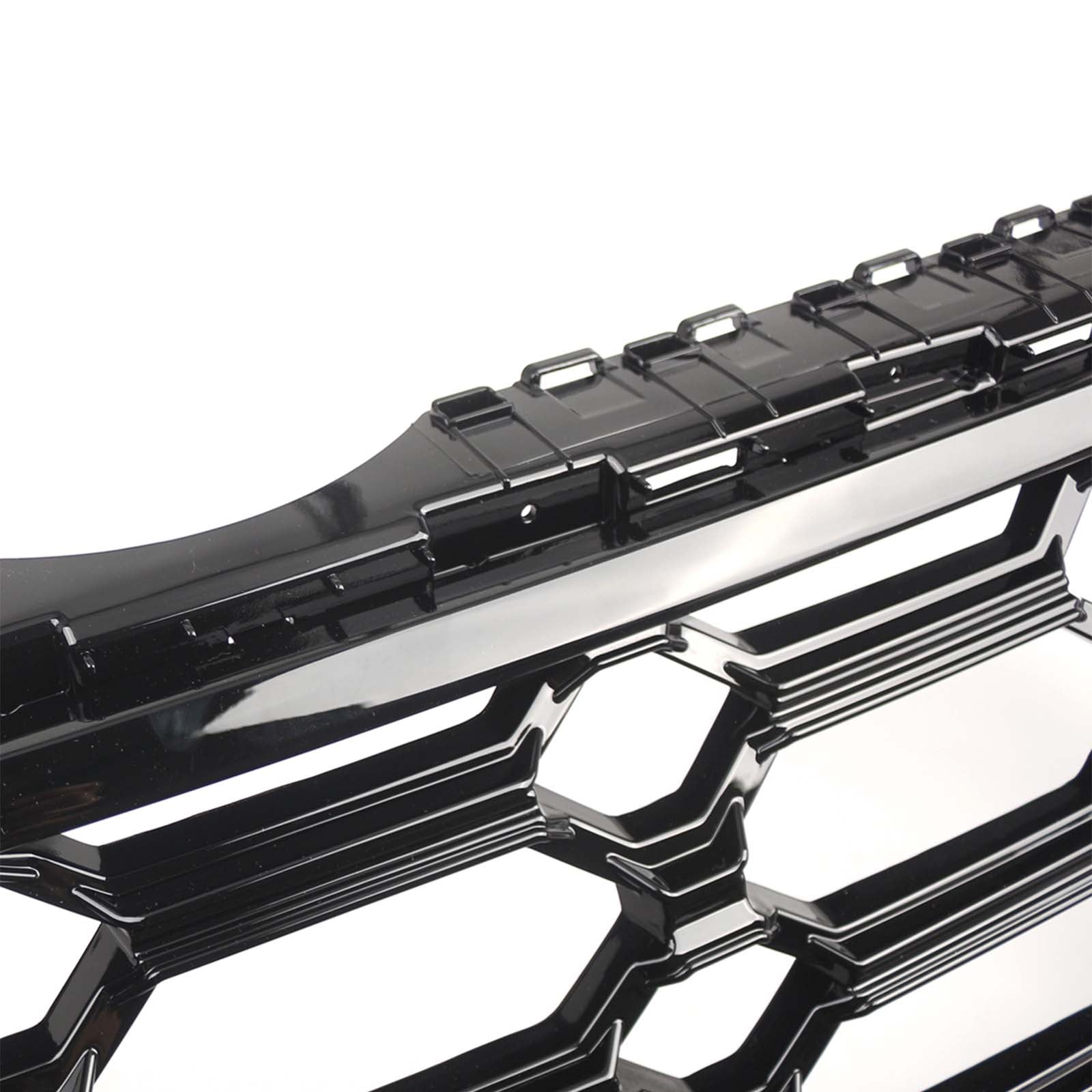 RSQ5 Style Front Honeycomb Mesh Grille Grill Fit Audi Q5 SQ5 2021-2025
