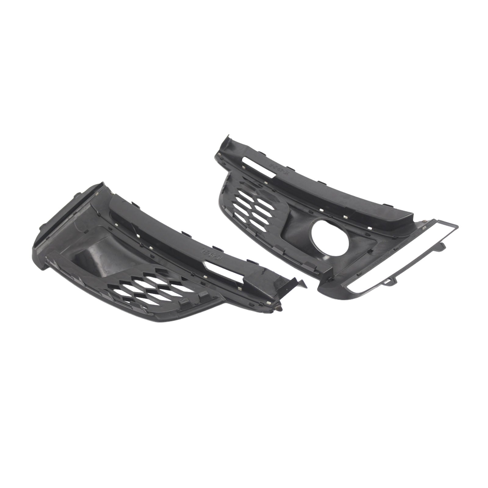 2PCS Front Bumper Fog Light Grille Cover Fit Audi A5 S5 S-Line 2018-2019