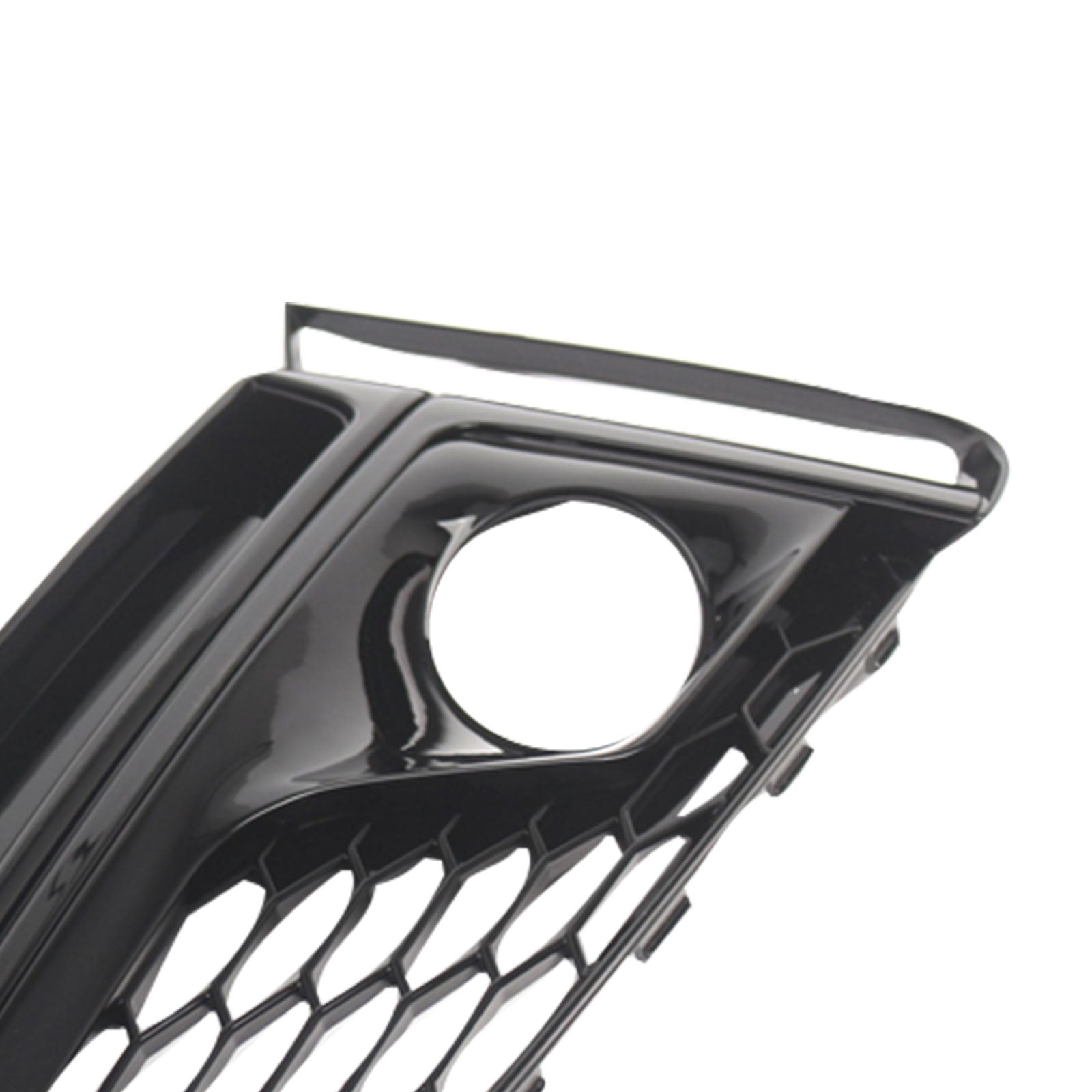 2PCS Front Bumper Fog Light Grille Cover Fit Audi A5 S5 S-Line 2018-2019