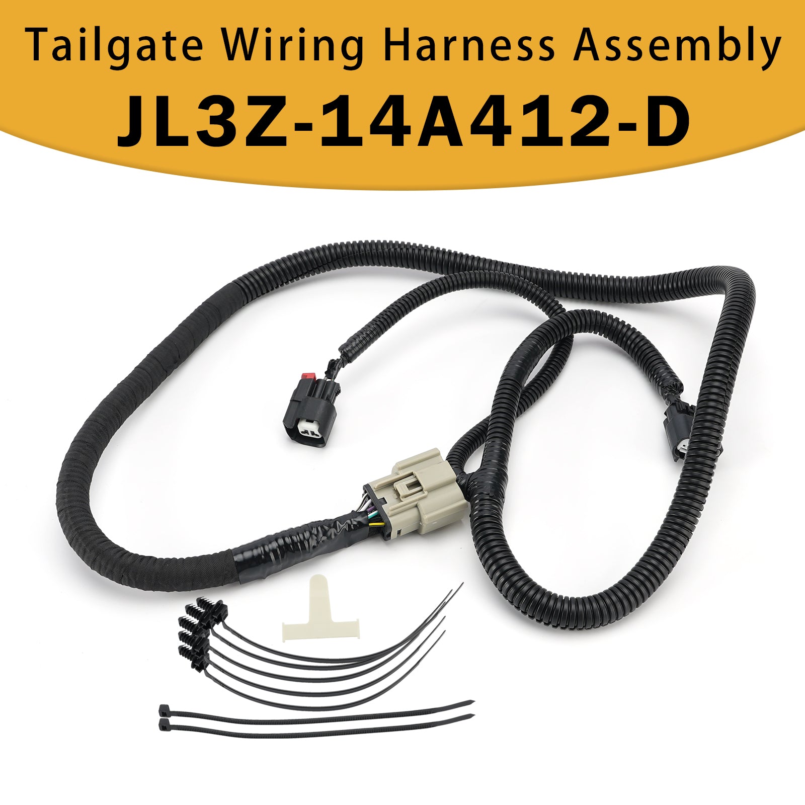 Tailgate Wiring Harness Assembly JL3Z-14A412-D for Ford F-150 2015-2020