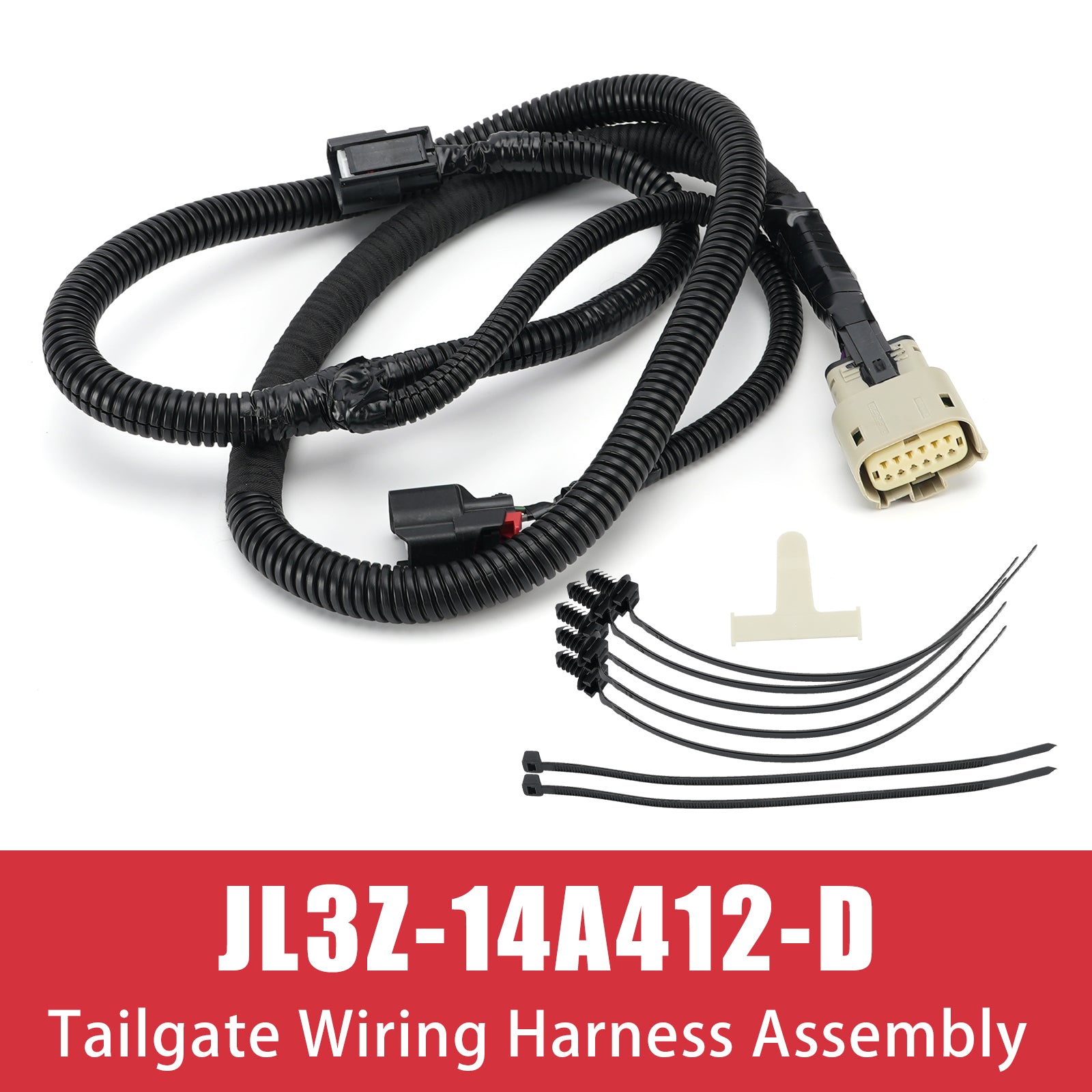 Tailgate Wiring Harness Assembly JL3Z-14A412-D for Ford F-150 2015-2020
