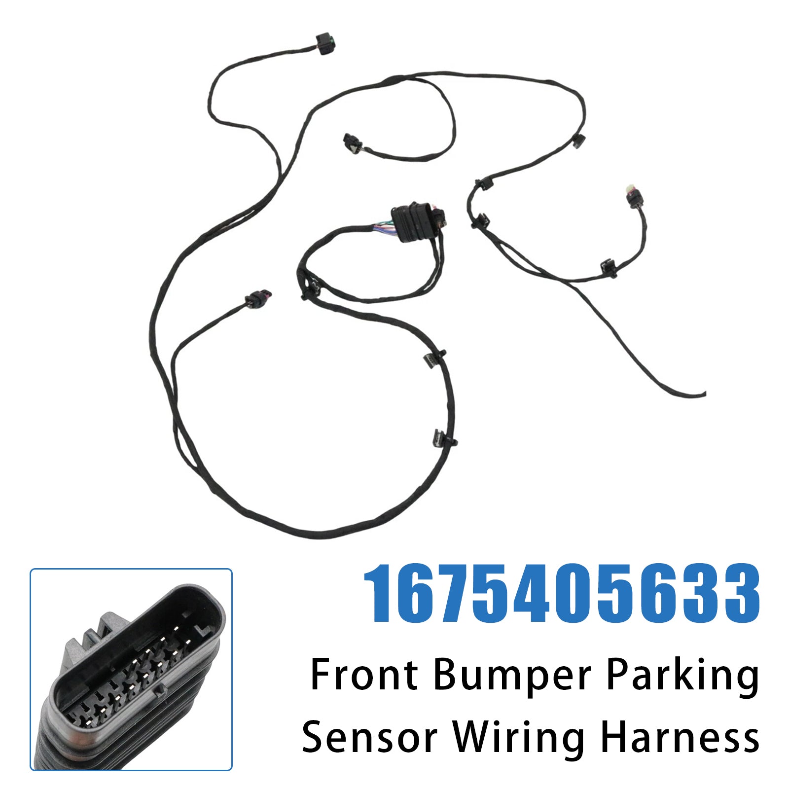 Front Bumper Parking Sensor Wiring Harness for Mercedes-Benz 1675405633