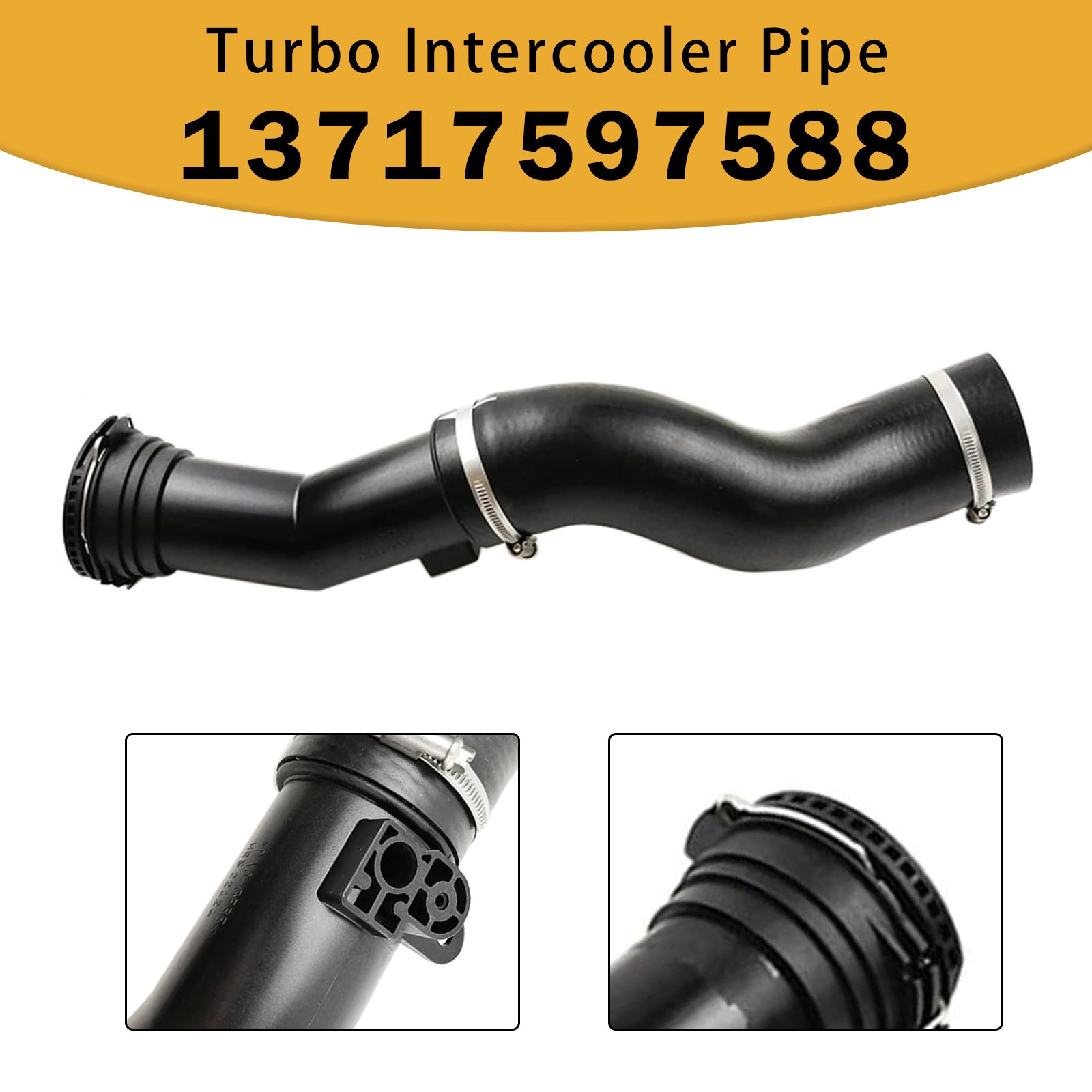 13717597588 Turbo Intercooler Pipe Hose for BMW 1 3 Series F20 F21 F30 N13