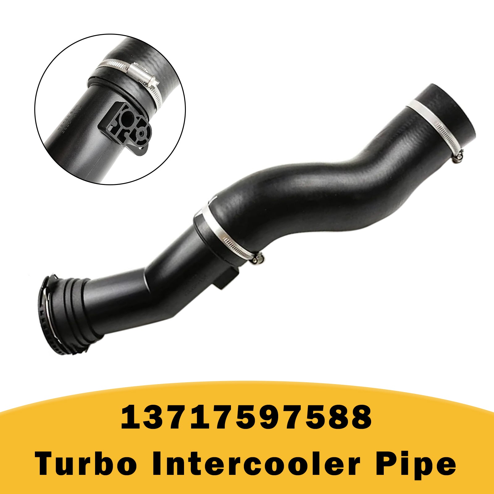 13717597588 Turbo Intercooler Pipe Hose for BMW 1 3 Series F20 F21 F30 N13
