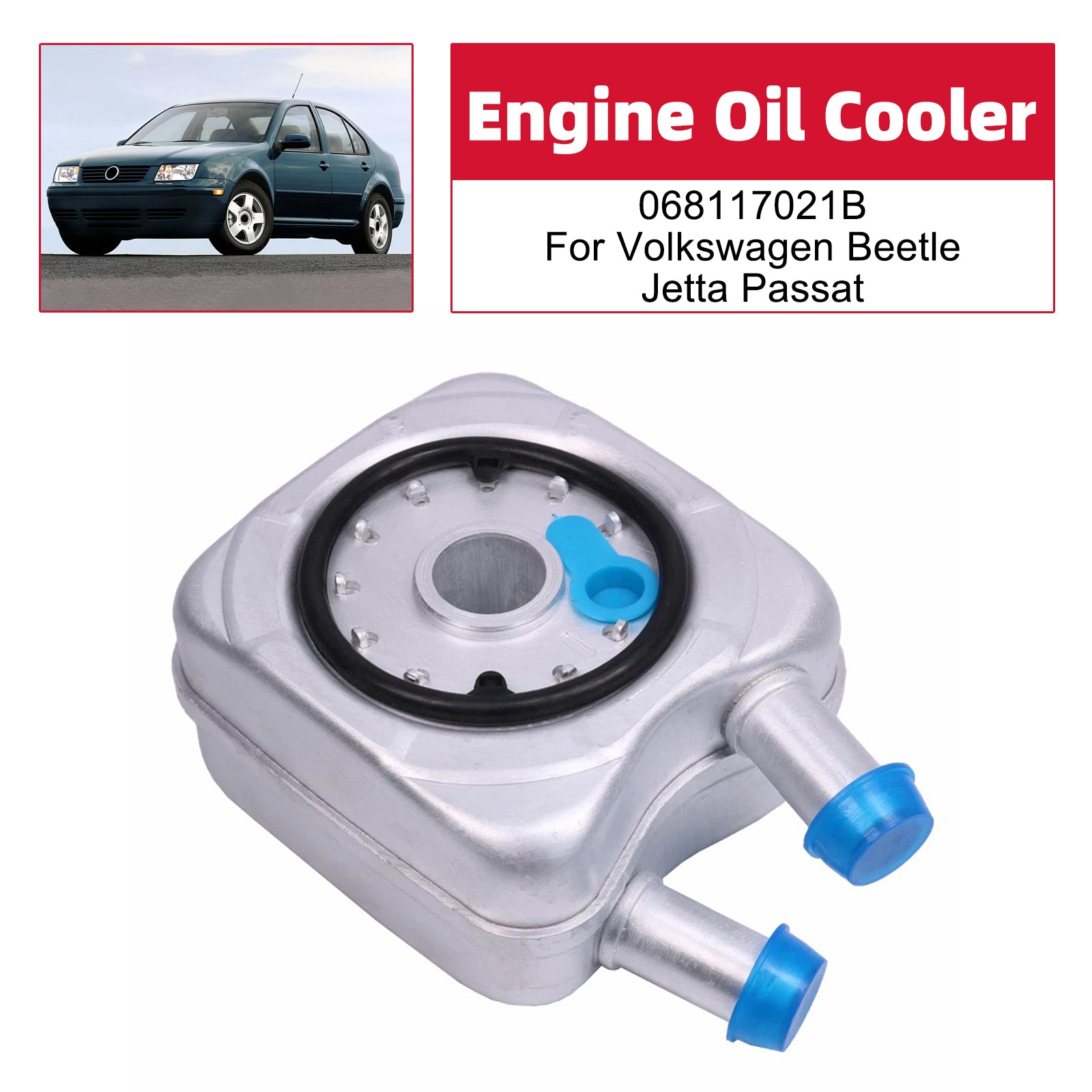Engine Oil Cooler 068117021B For Volkswagen Beetle Jetta Passat