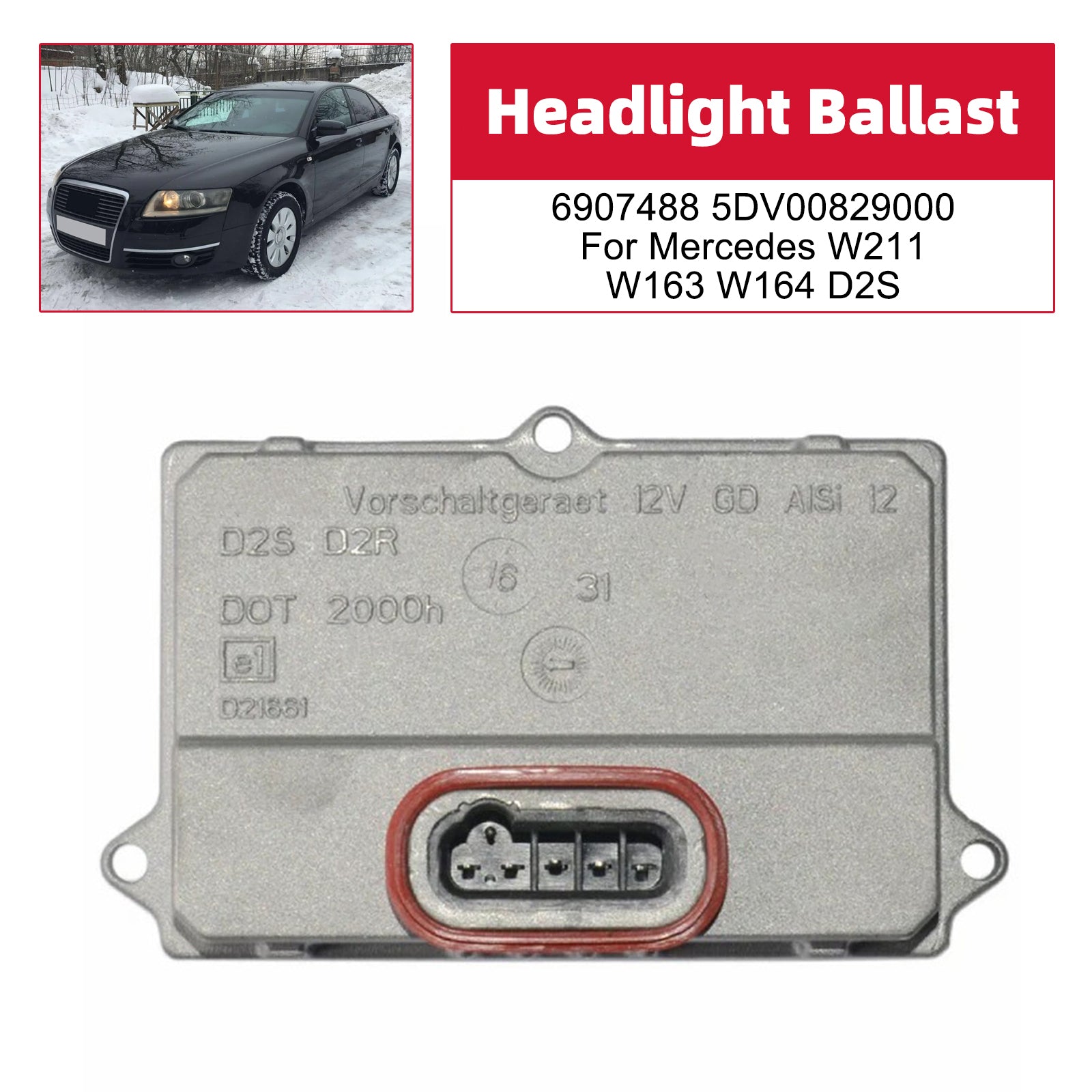 Headlight Ballast 6907488 5DV00829000 For Mercedes W211 W163 W164 D2S