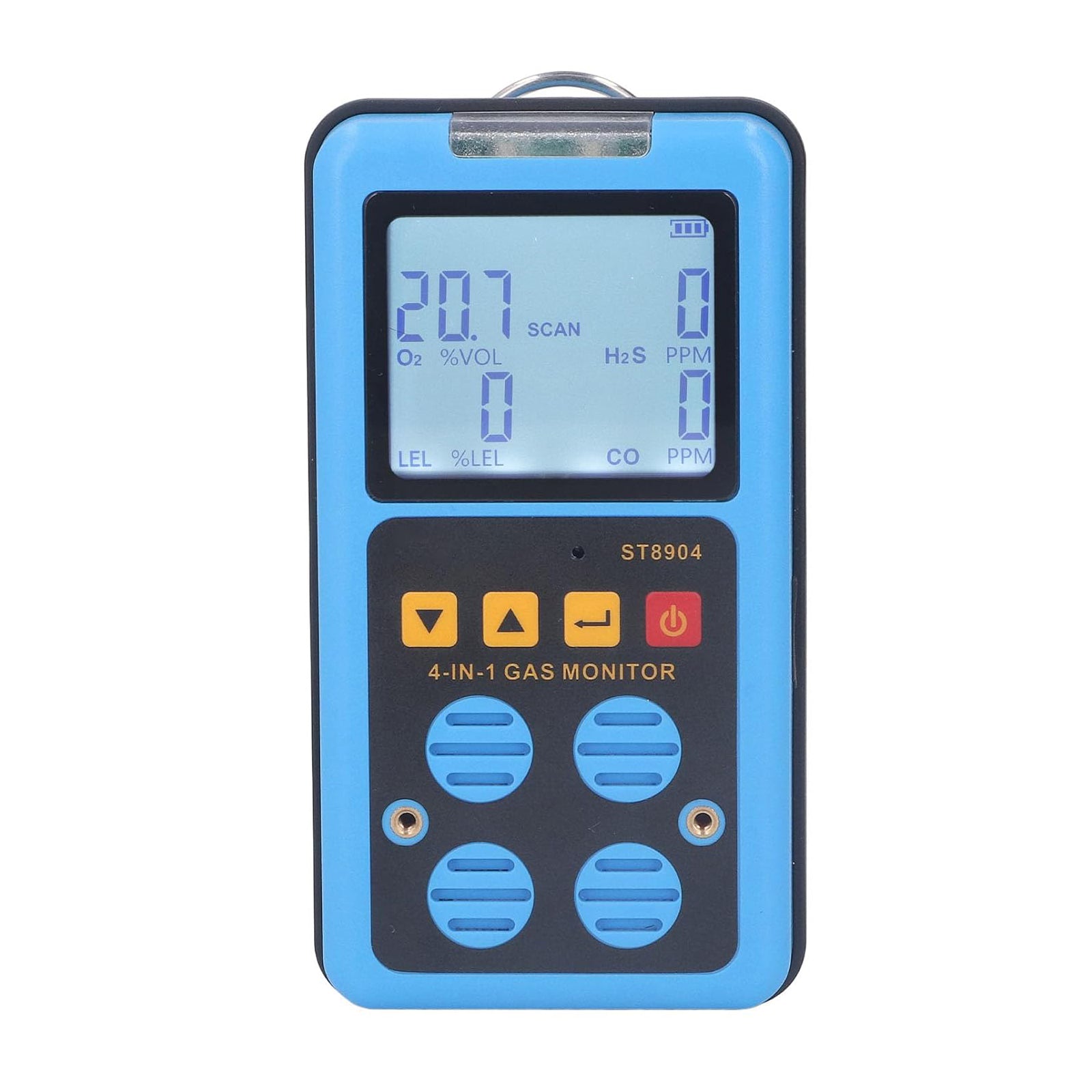 ST8904 4IN1 Gas Detector Professional Multifunctional O2 CO H20 LEL Alarm