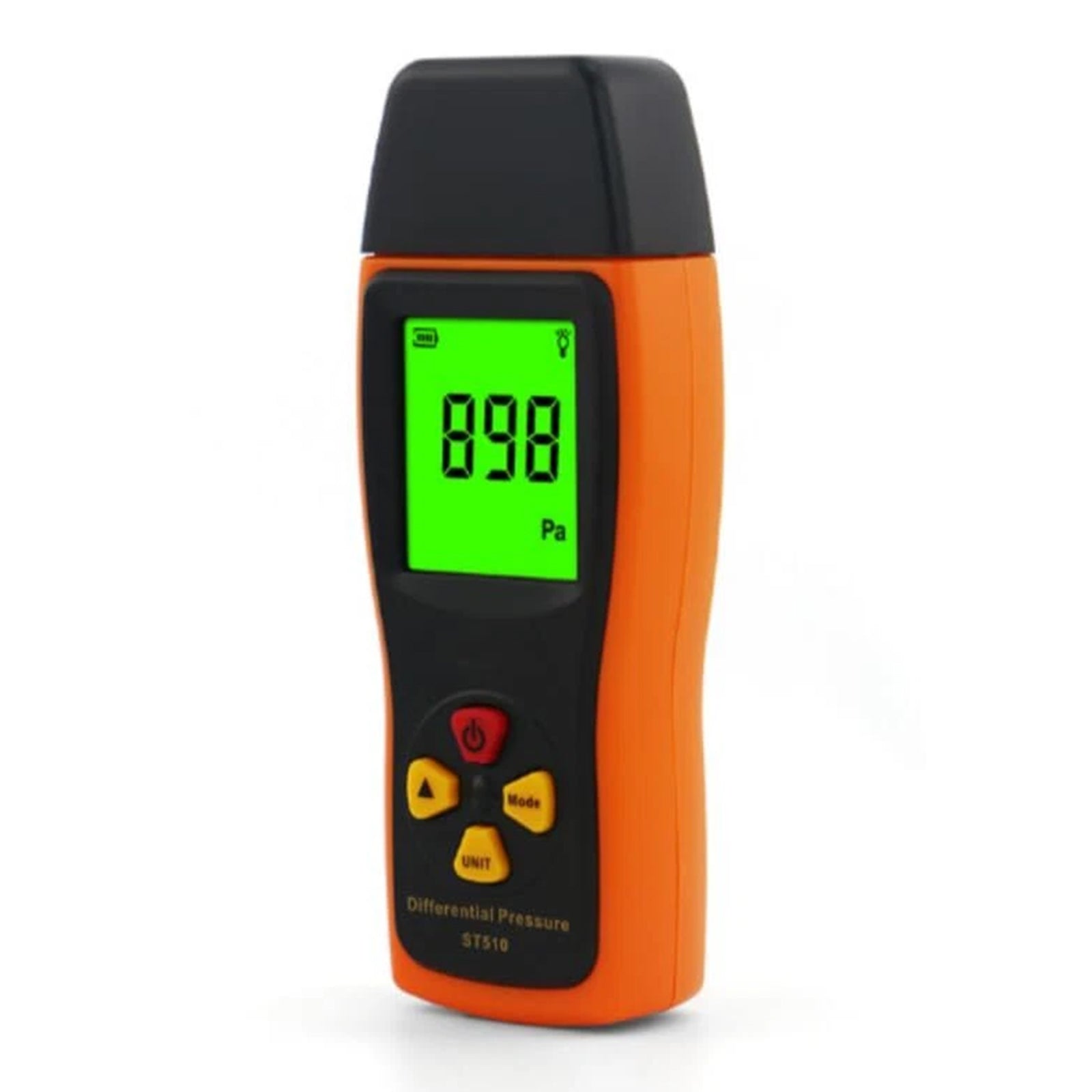 ST510 Digital Manometer Low Pressure Accurate Air Pressure Meter 0~100hPa