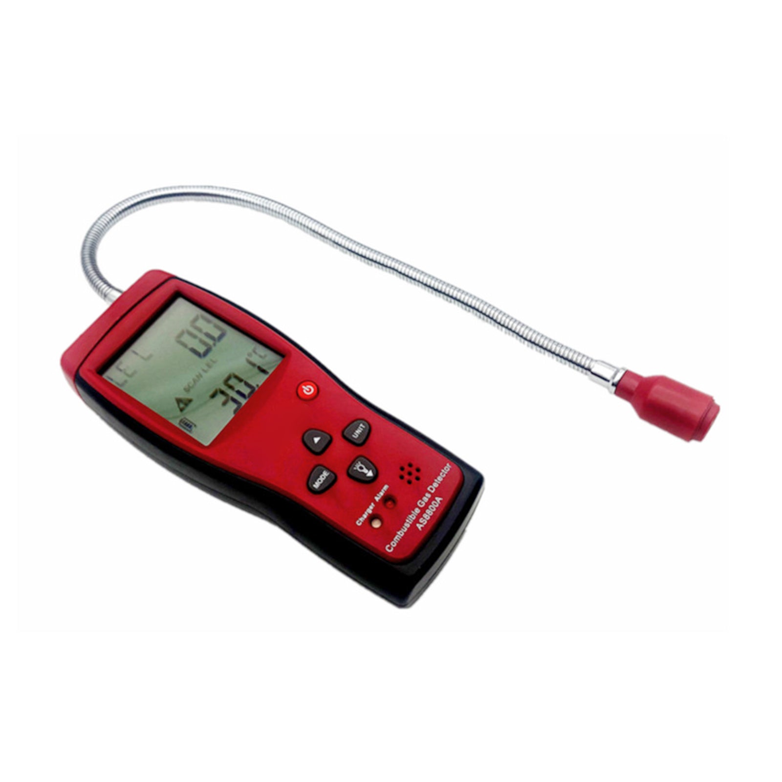 AS8800A Combustible Gas Leak Detector LCD LEL Gas Monitor