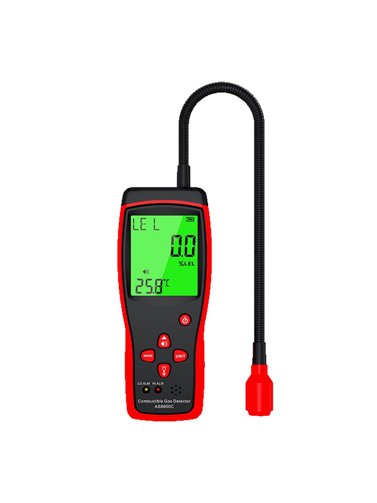AS8800A Combustible Gas Leak Detector LCD LEL Gas Monitor