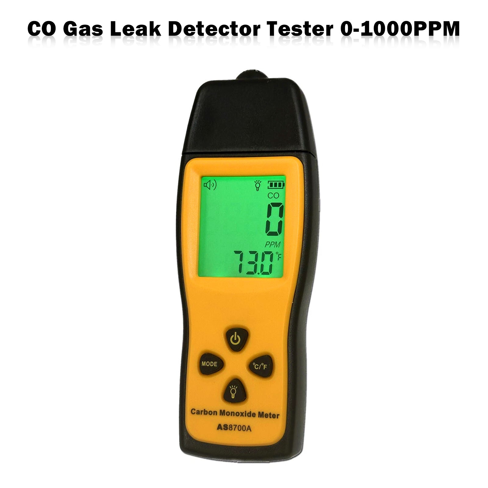 AS8700A Handheld Carbon Monoxide Meter Analyze Leak Detector Tester 0-1000PPM