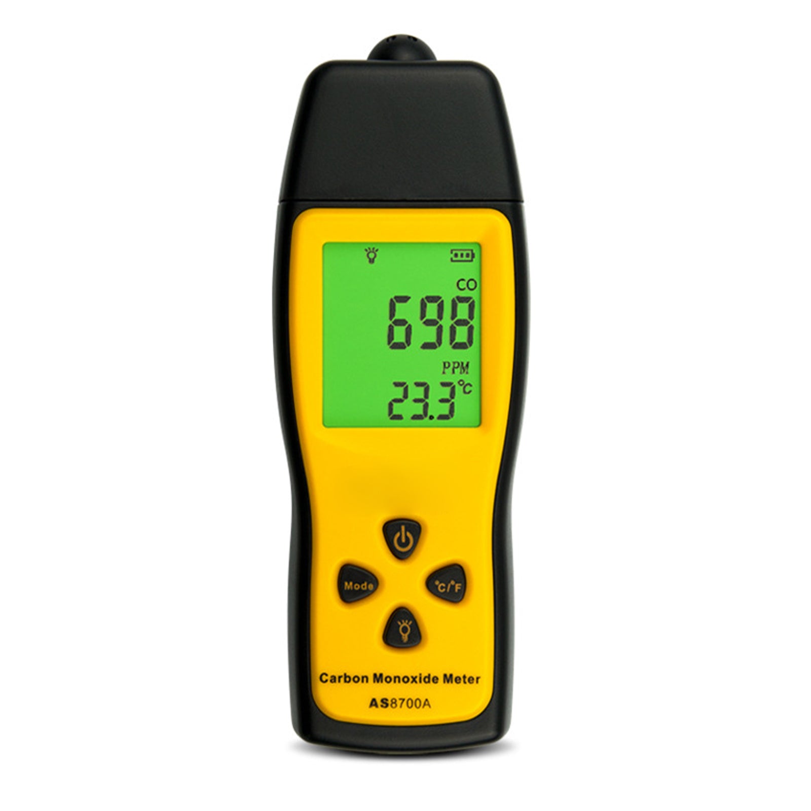 AS8700A Handheld Carbon Monoxide Meter Analyze Leak Detector Tester 0-1000PPM