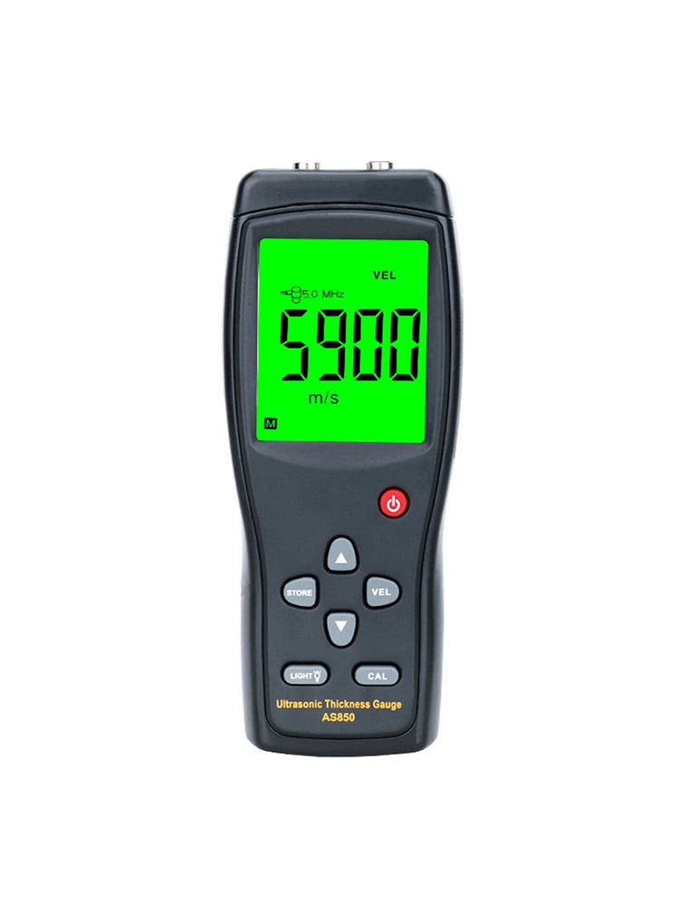 AS850 Portable Digital Ultrasonic Steel Plate Thickness Gauge 1000~9999m/s