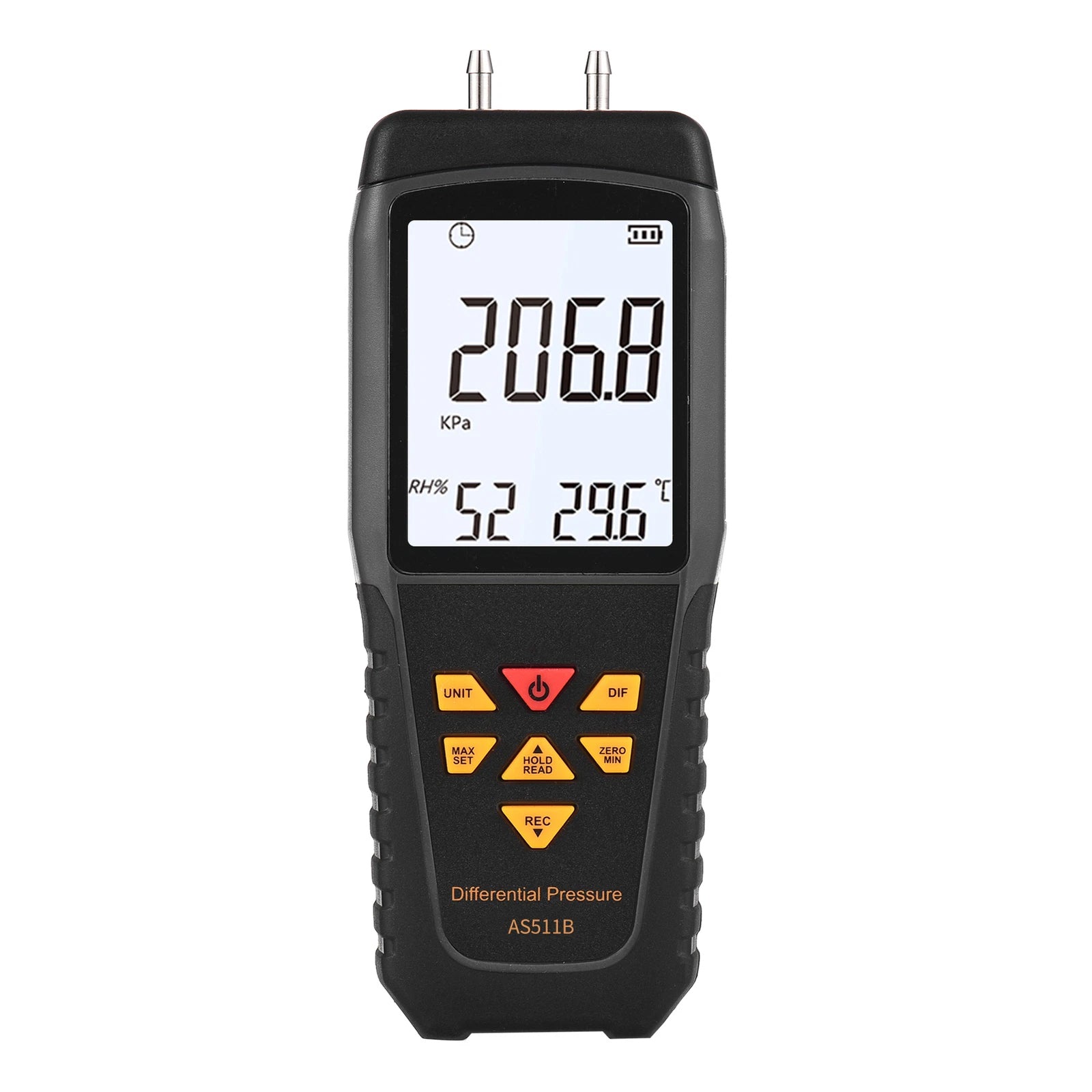 AS511B High Precision Digital Differential Pressure Gauge -206.8~206.8KPA
