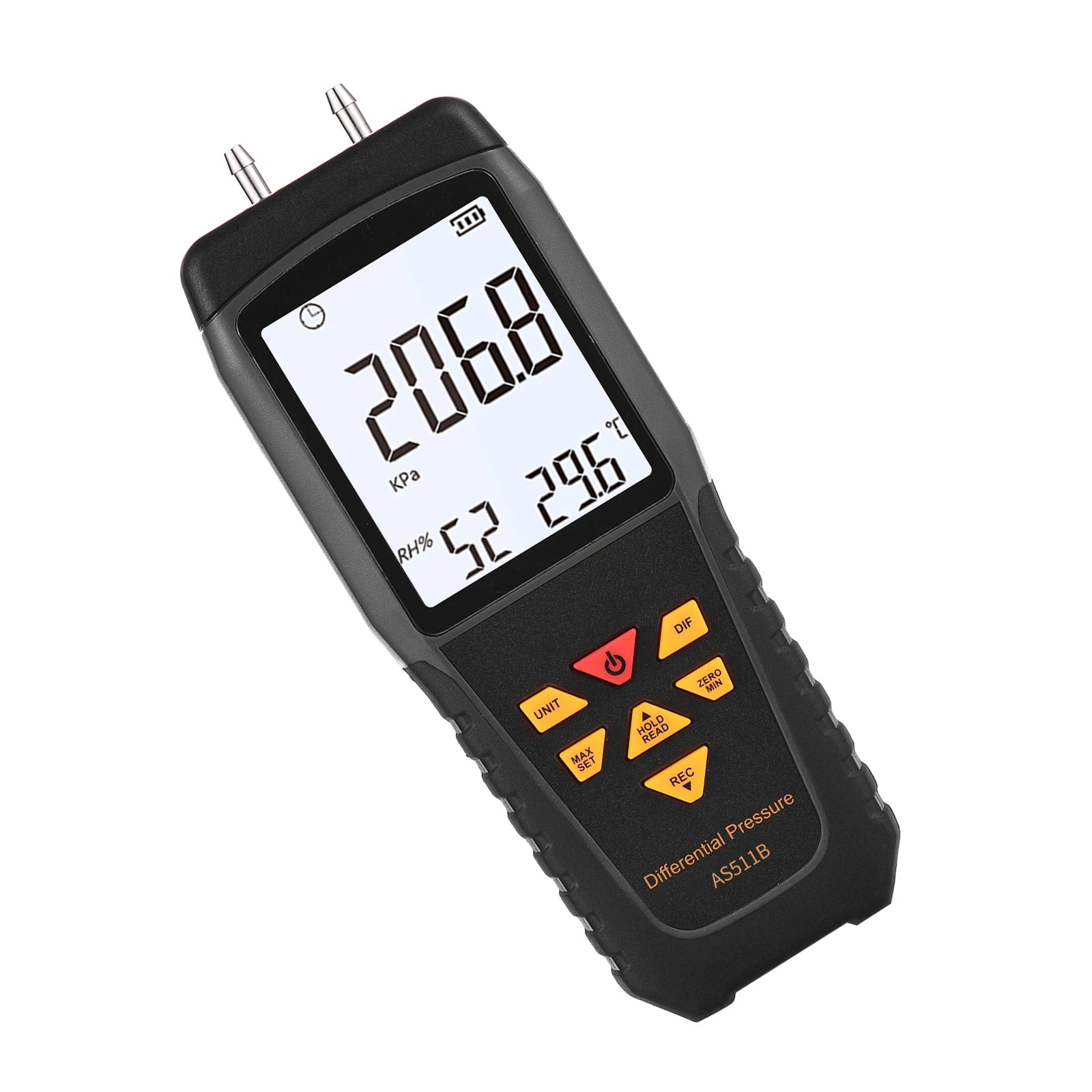 AS511B High Precision Digital Differential Pressure Gauge -206.8~206.8KPA