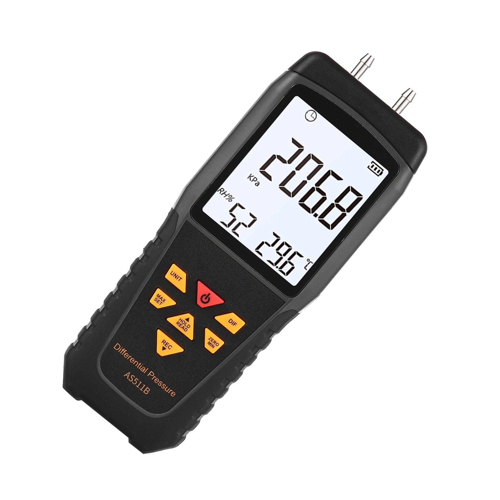 AS511B High Precision Digital Differential Pressure Gauge -206.8~206.8KPA