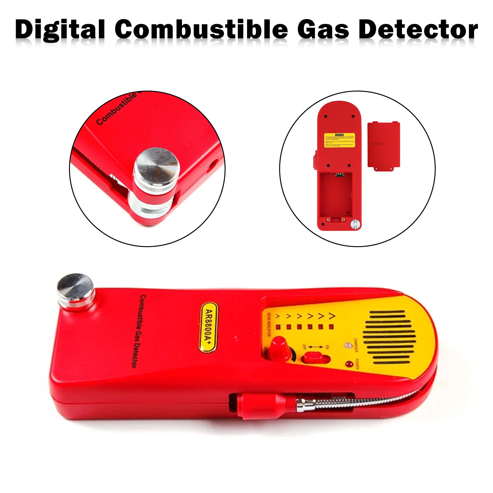 AR8800A+ Natural Gas Test Methane Coal Combustible Gas Leak Detector