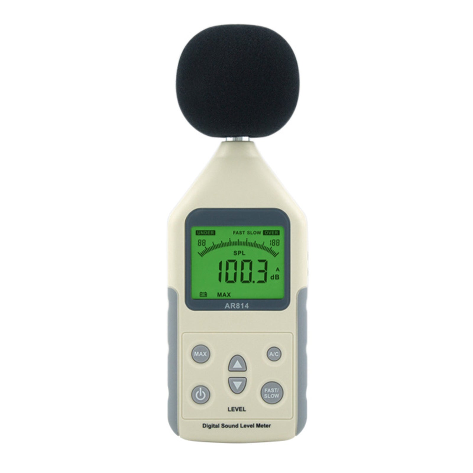 AR814 Digital Sound Level Meter Noise Tester 30-130db
