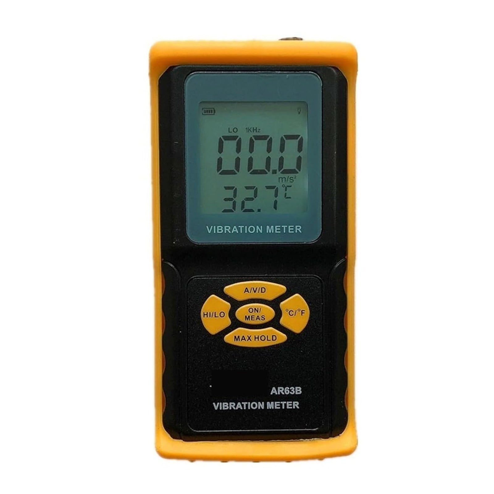 Digital AR63B Vibration Meter Vibrometer 3-in-1 Measuring Modes For Accelerat