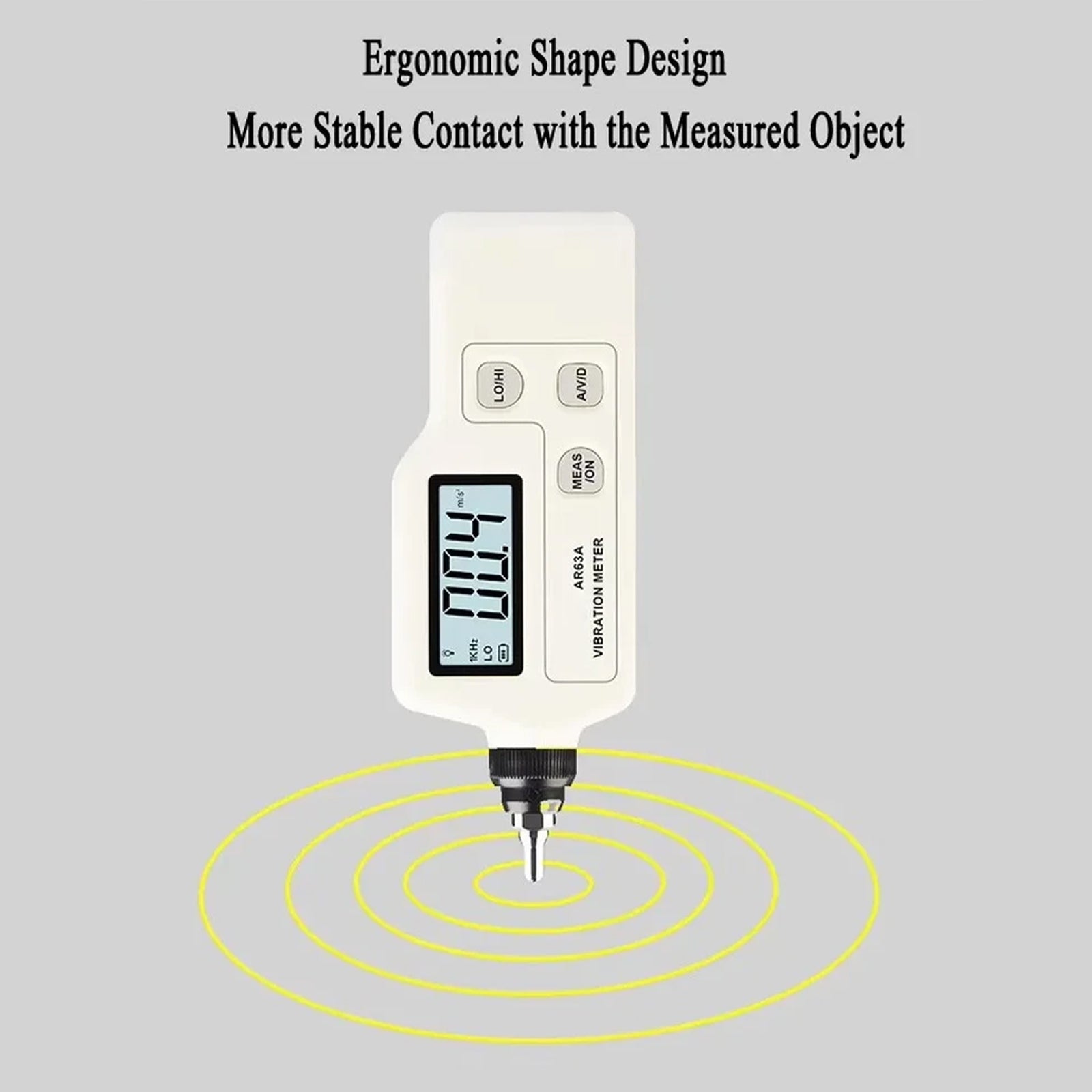 R63A Digital Handheld Vibration Sensor Meter Case Gauge Measure Tester