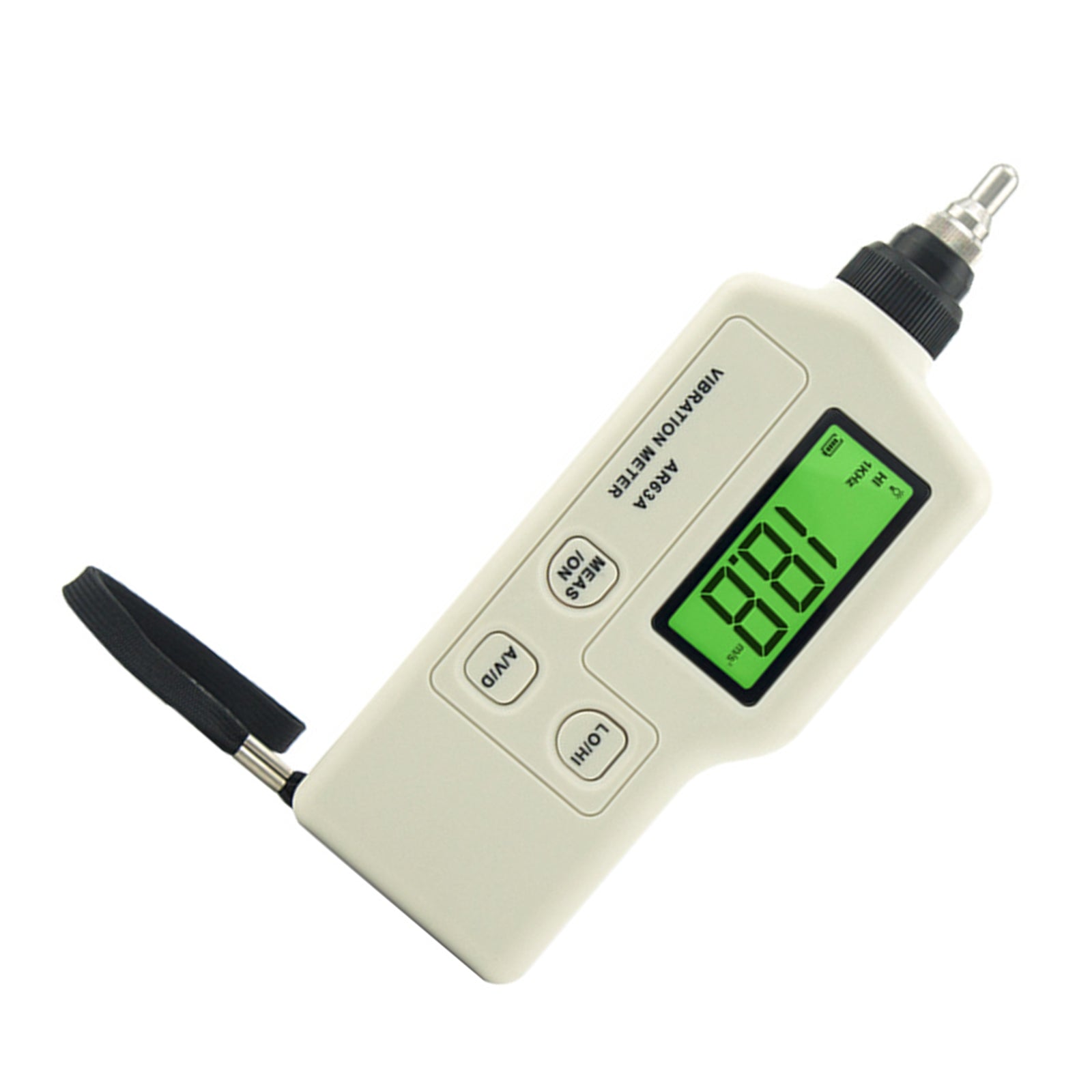 R63A Digital Handheld Vibration Sensor Meter Case Gauge Measure Tester