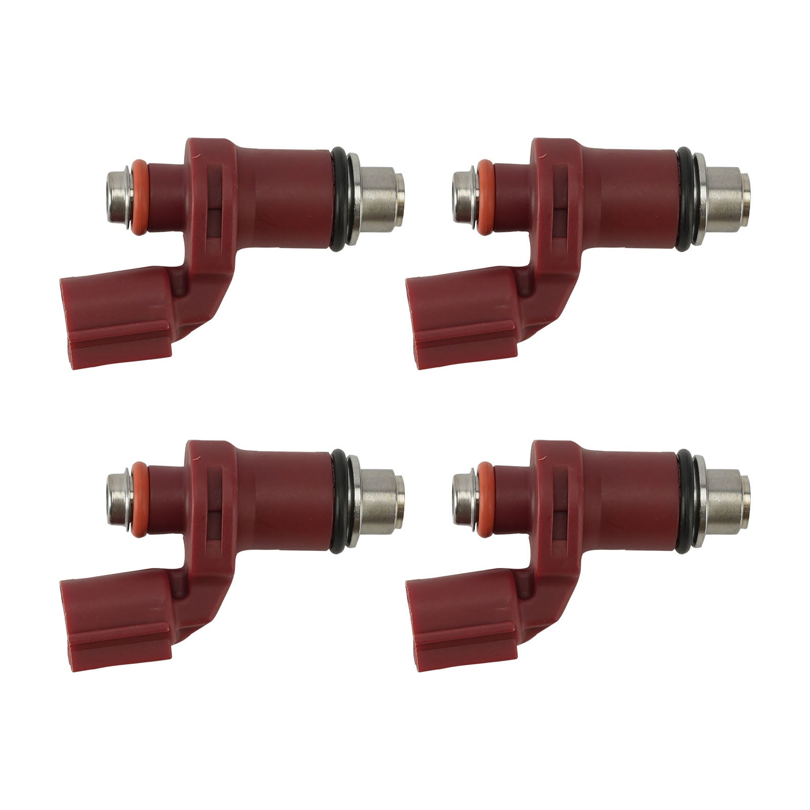 4PC Fuel Injectors 6FP-13761-00-00 For Yamaha Outboard 75HP 90HP